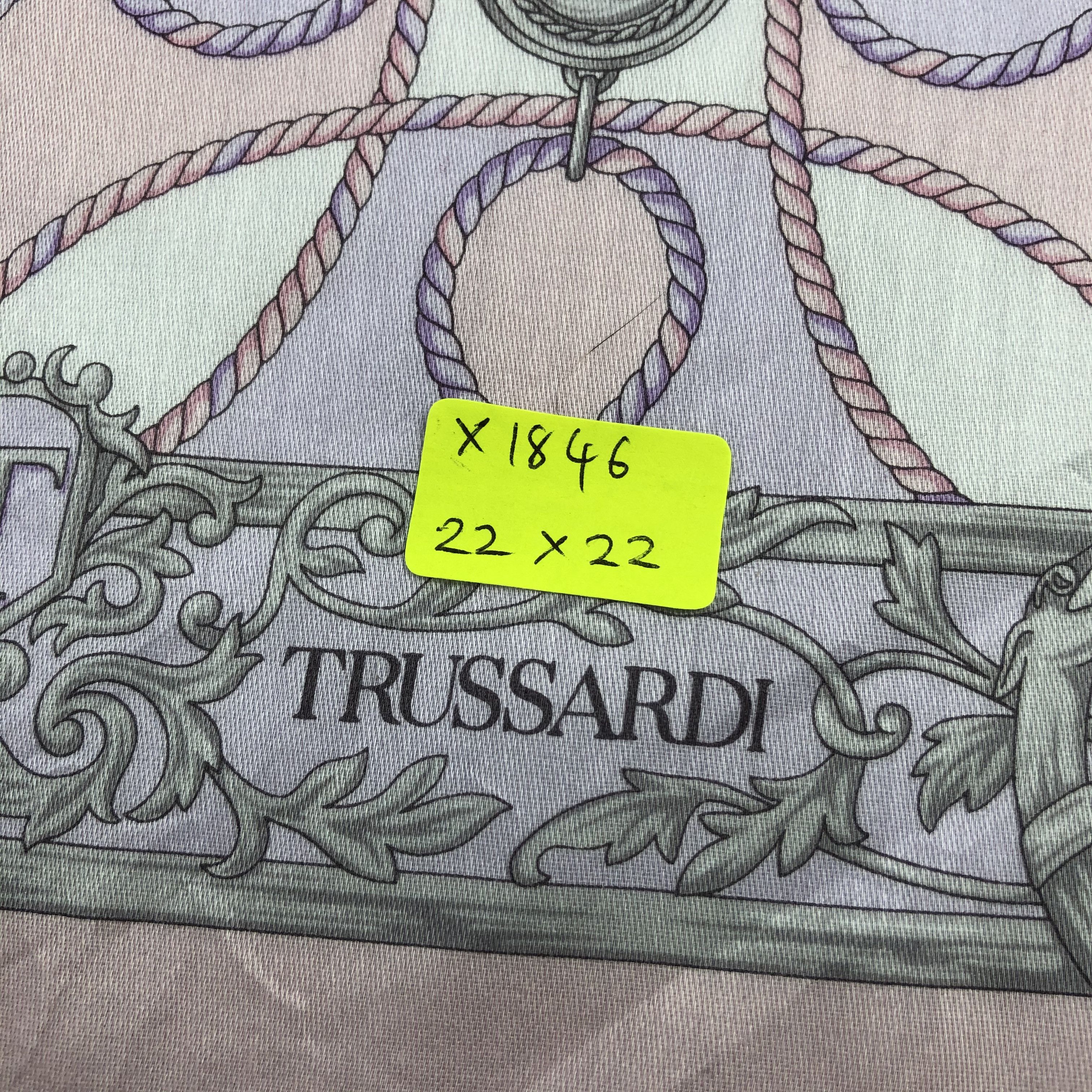 Trussardi Vintage Trussardi Silk Scarf Size ONE SIZE - 5 Thumbnail