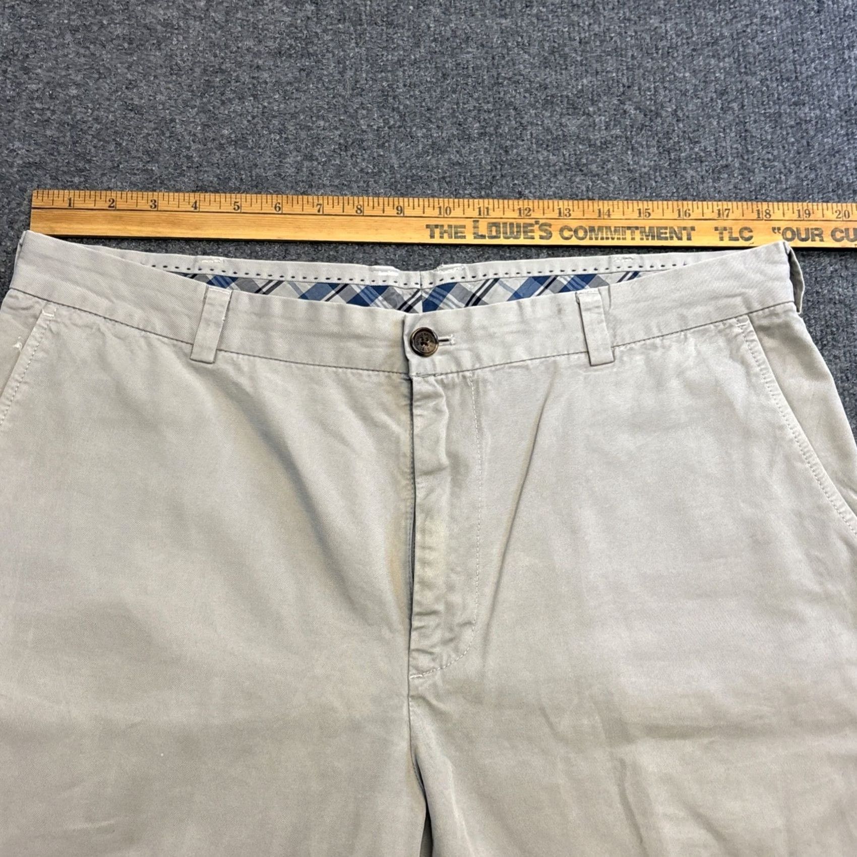 Brooks Brothers Brooks Brothers Clark Chino Pants 40x32 Gray Casual Prep 1818 Tag Men's Pants Straight 32in Inseam Pre-owned Excellent Size US 40 / EU 56 - 6 Thumbnail