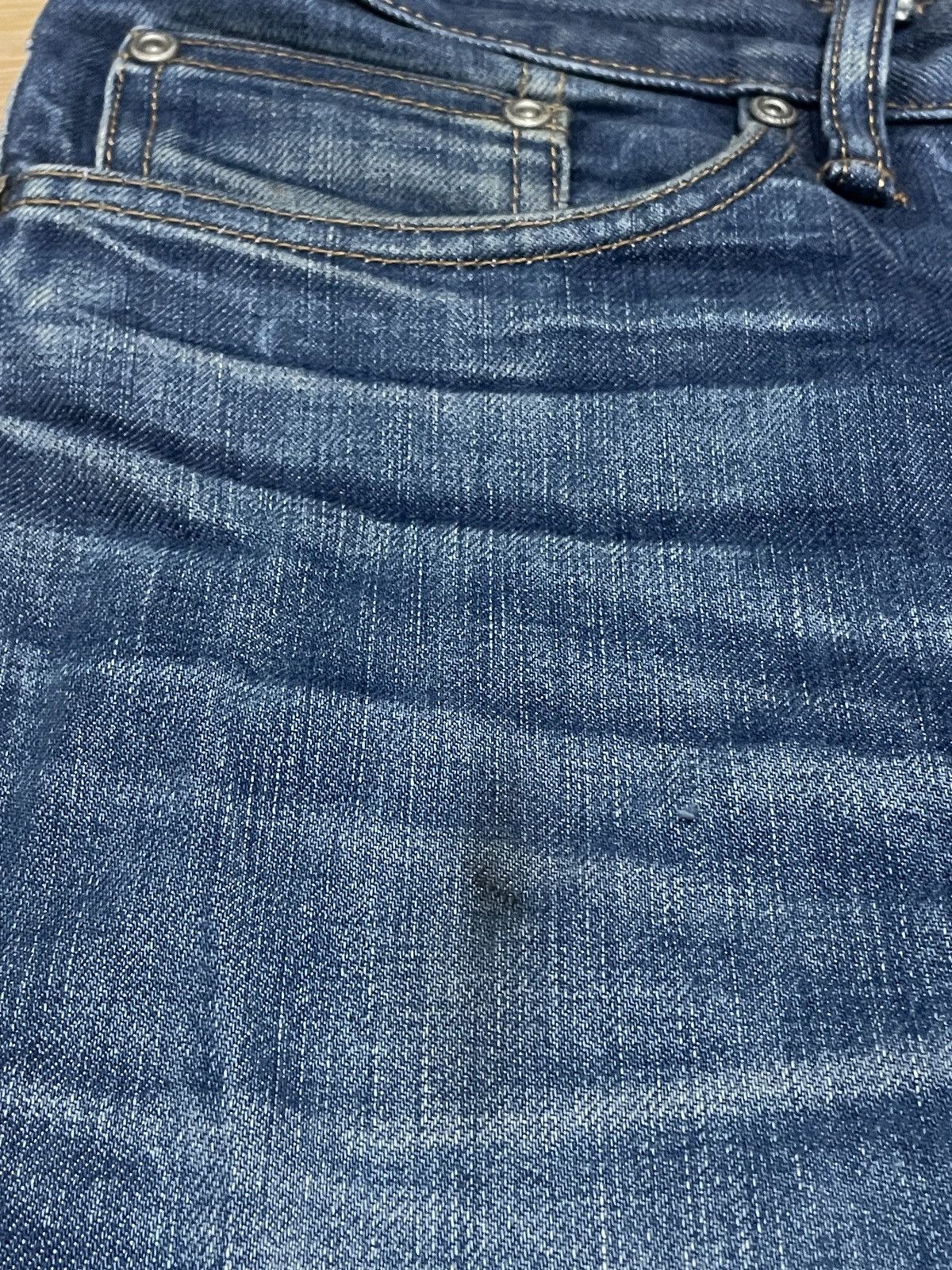 Gustin Gustin Selvedge Denim Jeans Natural Fade USA size 30 Size US 30 / EU 46 - 22 Thumbnail