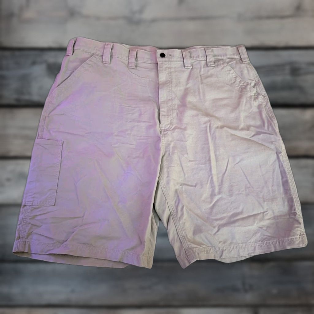 Carhartt Carhartt Shorts Men’s 44 Tan Loose Fit Canvas Utility B147 Tan 11" Inseam Size US 44 / EU 60 - 1 Thumbnail