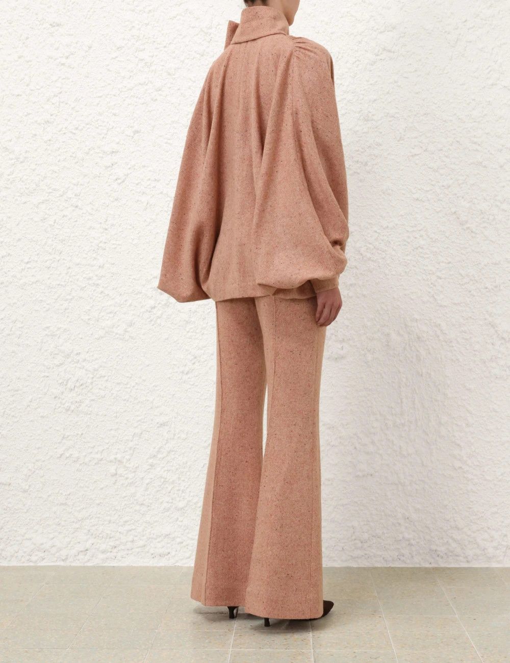 Zimmermann oc11z0725 Illustration Melange Blouse in Light Pink Size M / US 6-8 / IT 42-44 - 4 Thumbnail