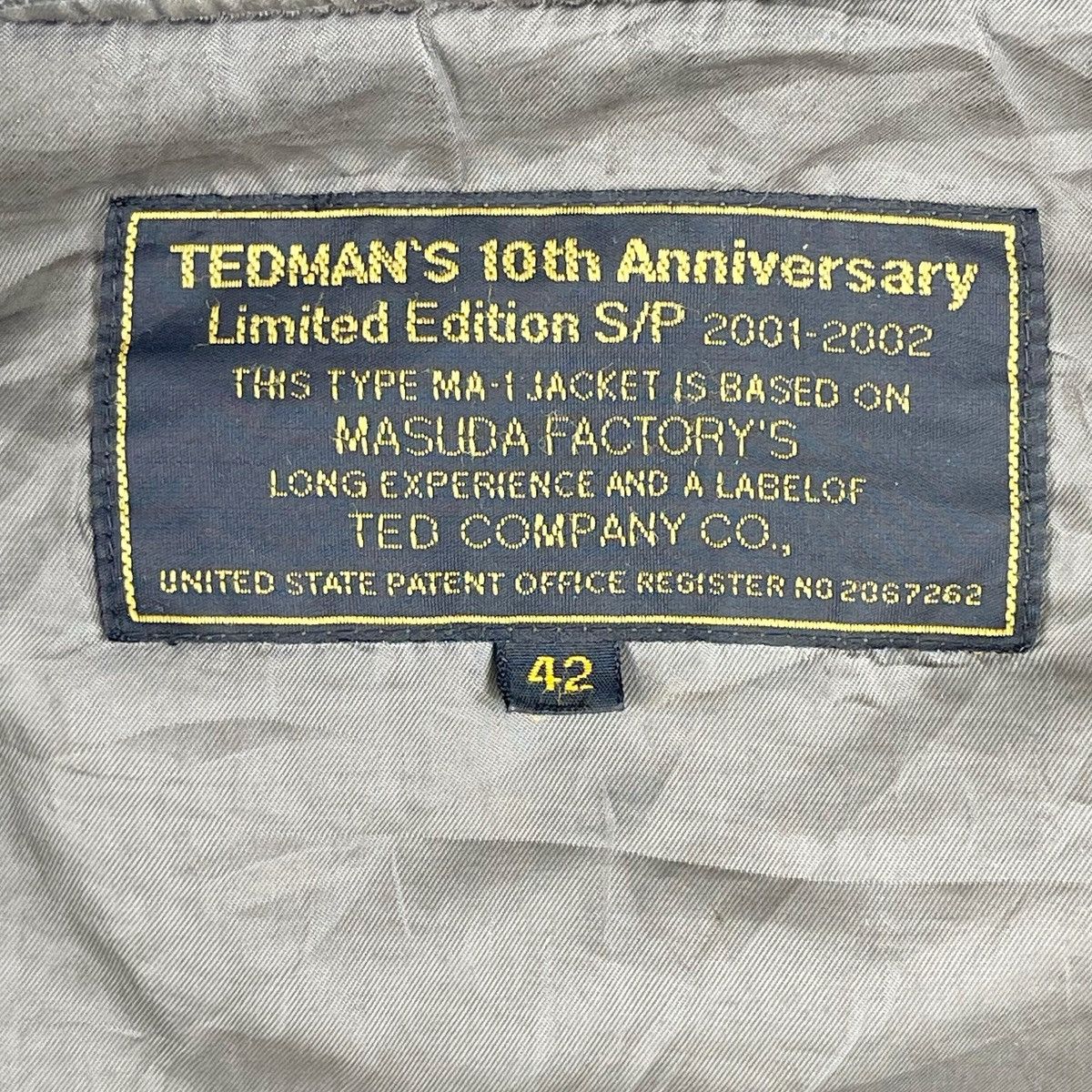 Tedman × Vintage Tedman 10Th Anniversary Limited Edition Bomber Size US L / EU 52-54 / 3 - 9 Thumbnail