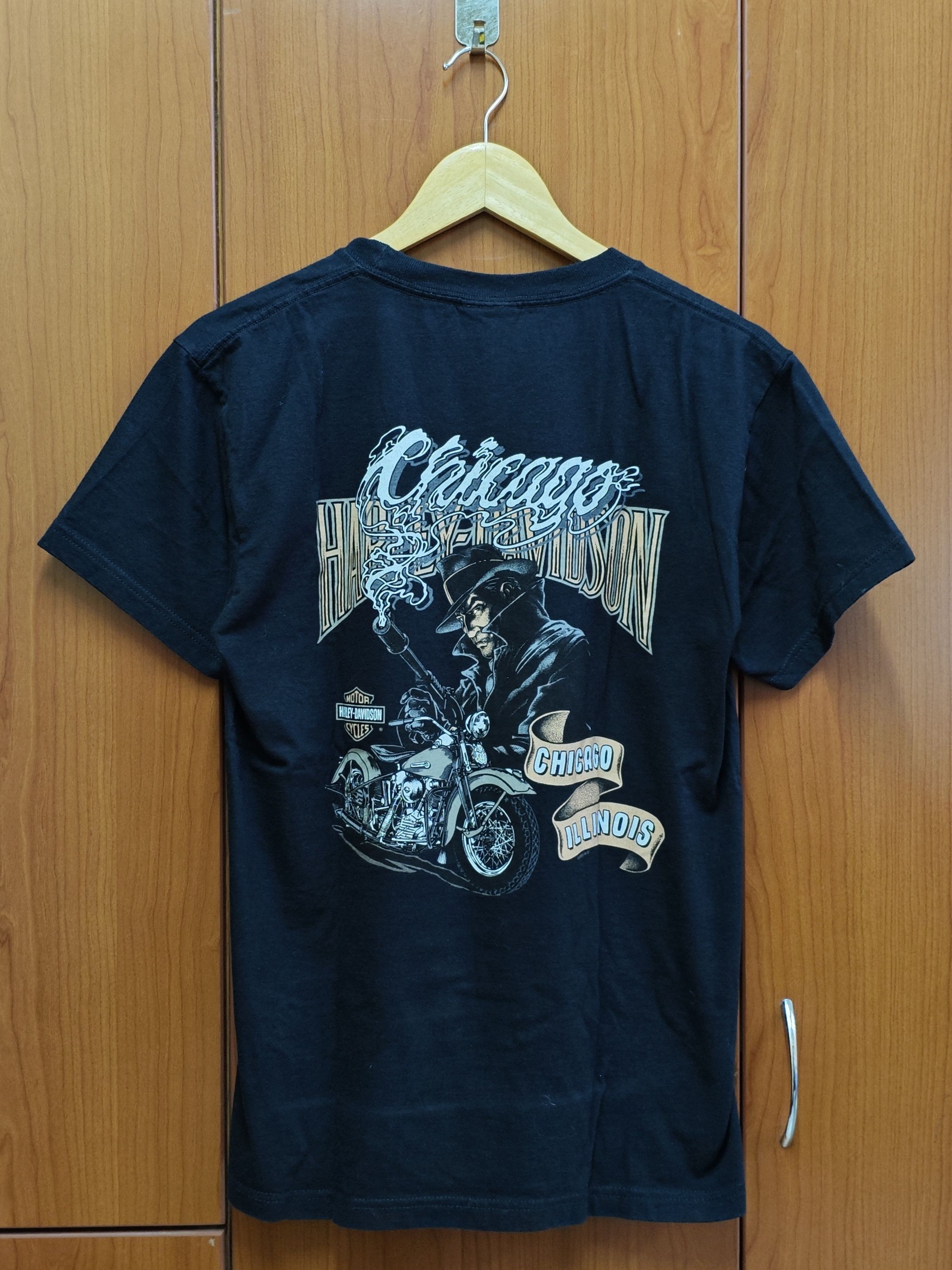 Harley Davidson HARLEY DAVIDSON Wolf Chicago Illinois Biker Tee Size US S / EU 44-46 / 1 - 1 Thumbnail