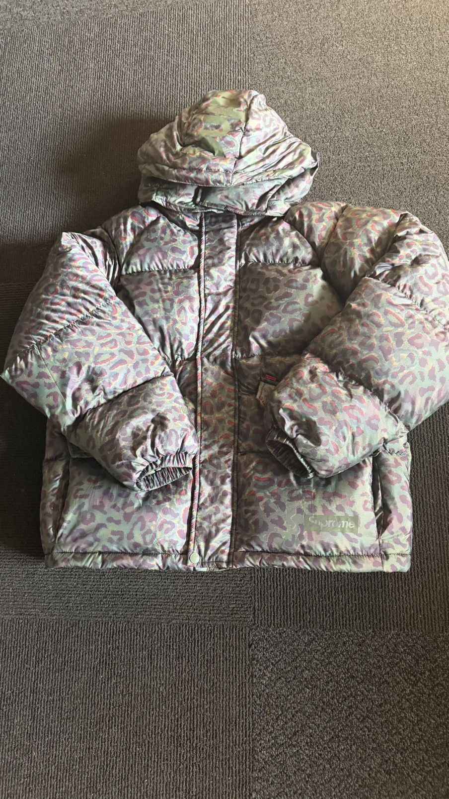 Supreme 700-Fill down Lightweight Puffer Jacket (S)(Leopard)