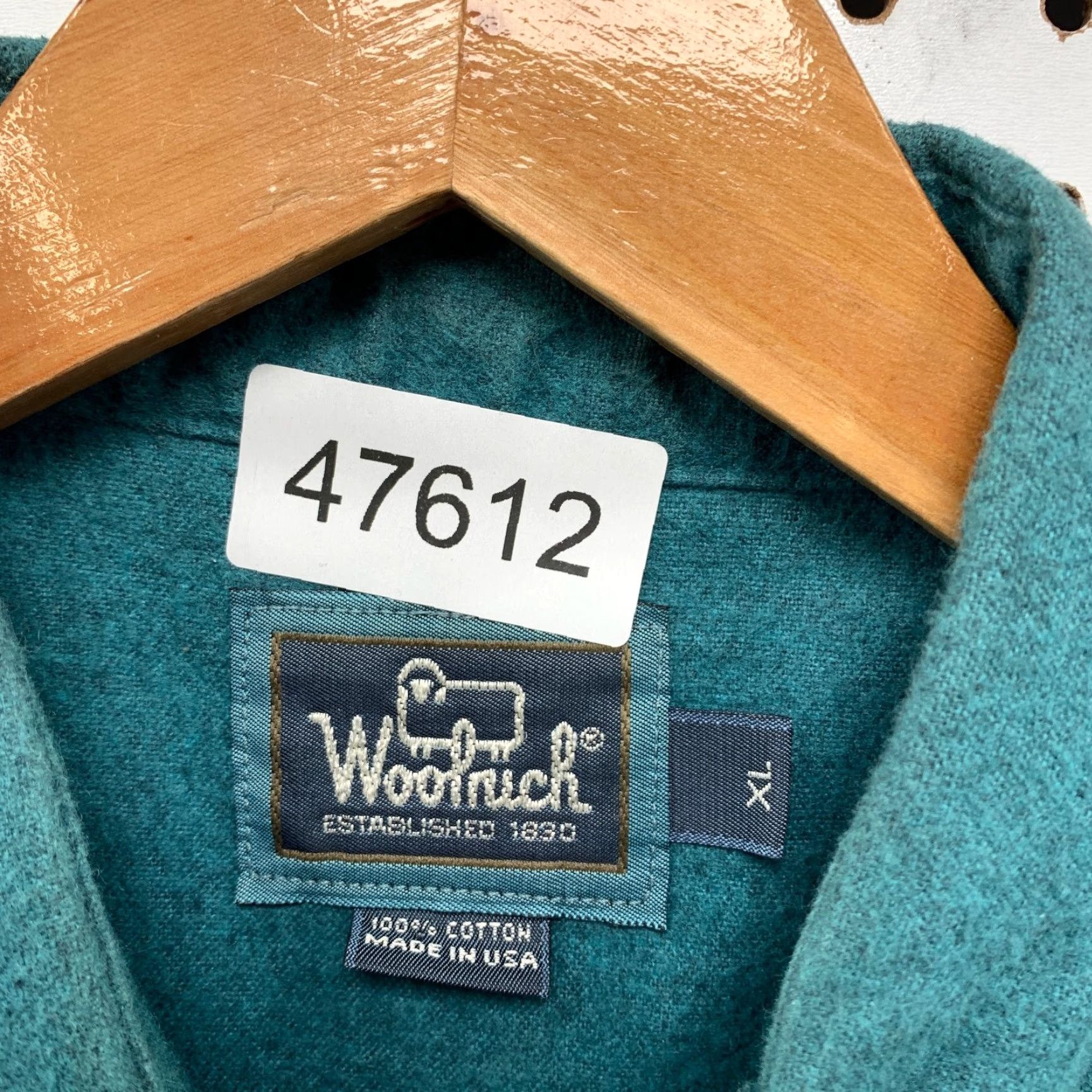 Vintage Woolrich Button-Up Shirt Mens XL Teal Long Sleeve Heavyweight Workwear USA Size US XL / EU 56 / 4 - 3 Thumbnail