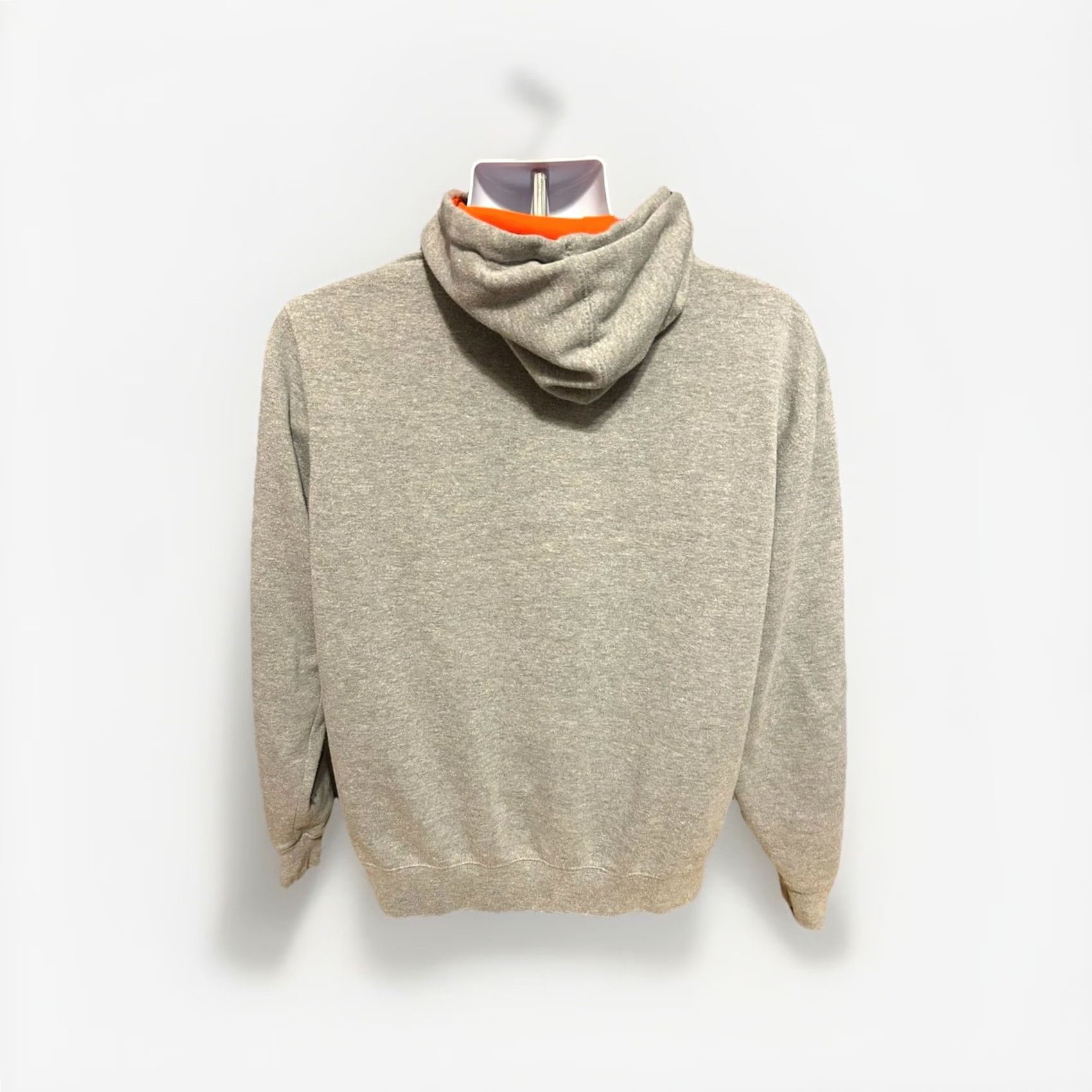 Vintage VTG Clemson University Tigers Hoodie Adult Medium Gray Orange Stitched Front Size US M / EU 48-50 / 2 - 4 Thumbnail