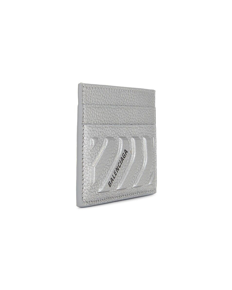 Balenciaga o1in1g1024 Size : OS / Car Card Holder Metallized Silver Size ONE SIZE - 3 Thumbnail