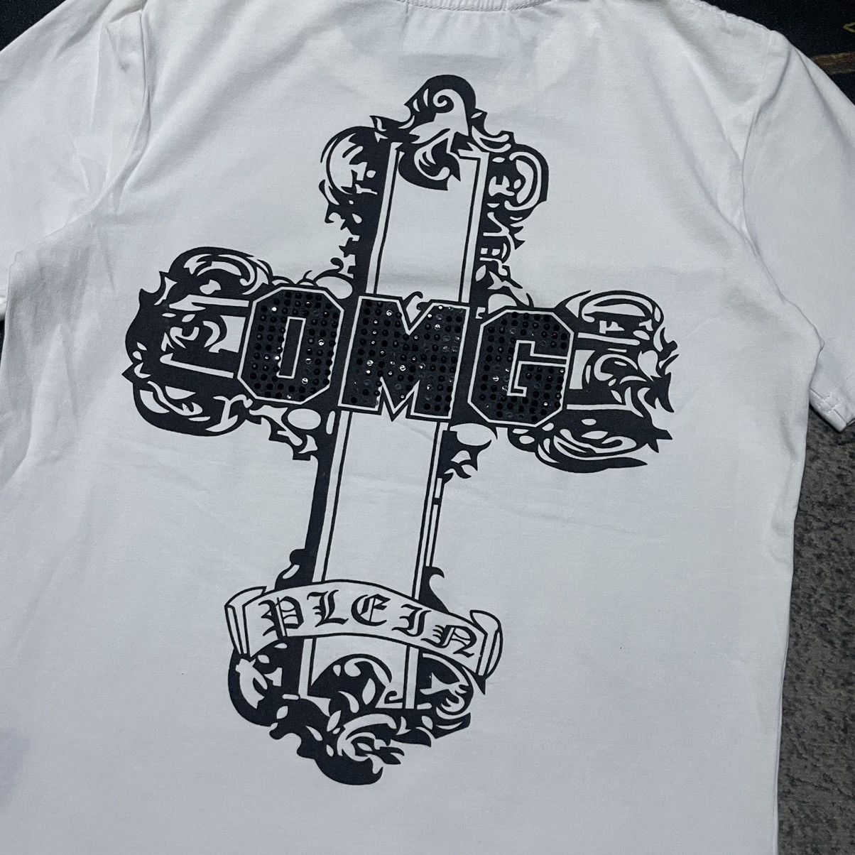 Designer × Philipp Plein 💥Phillip Plein Homme Cross Backhits Tees Size US S / EU 44-46 / 1 - 7 Thumbnail