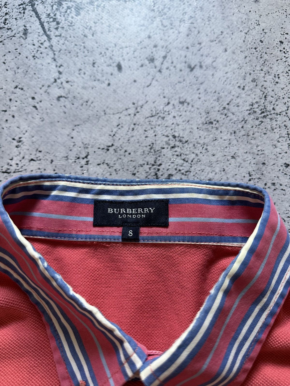 Burberry Vintage 90s Burberry Polo T-shirt Tee Mini Logo Y2K USA Size US S / EU 44-46 / 1 - 3 Thumbnail