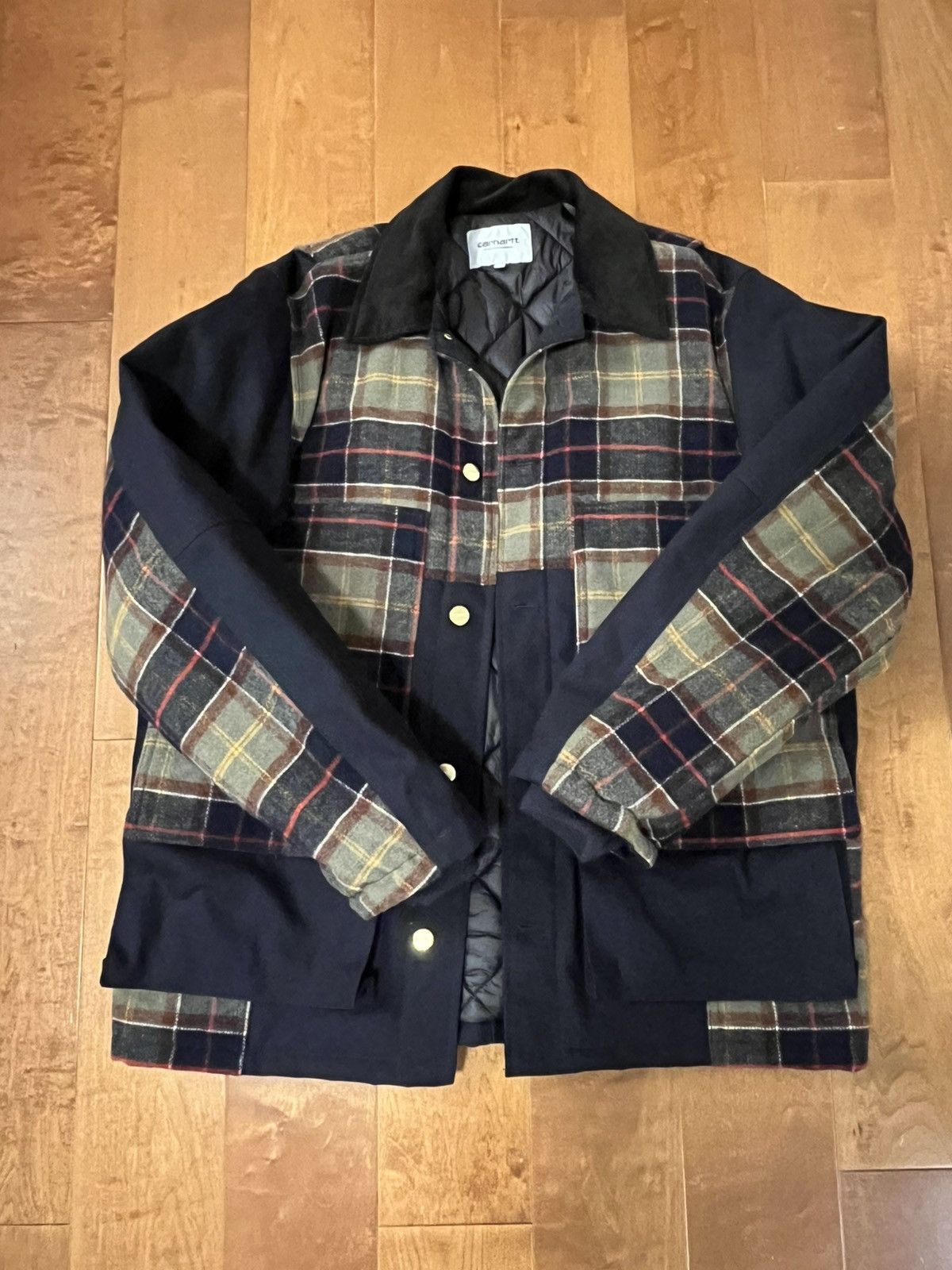 Carhartt Wip Highland Barron Check Jacket Size US L / EU 52-54 / 3 - 1 Thumbnail