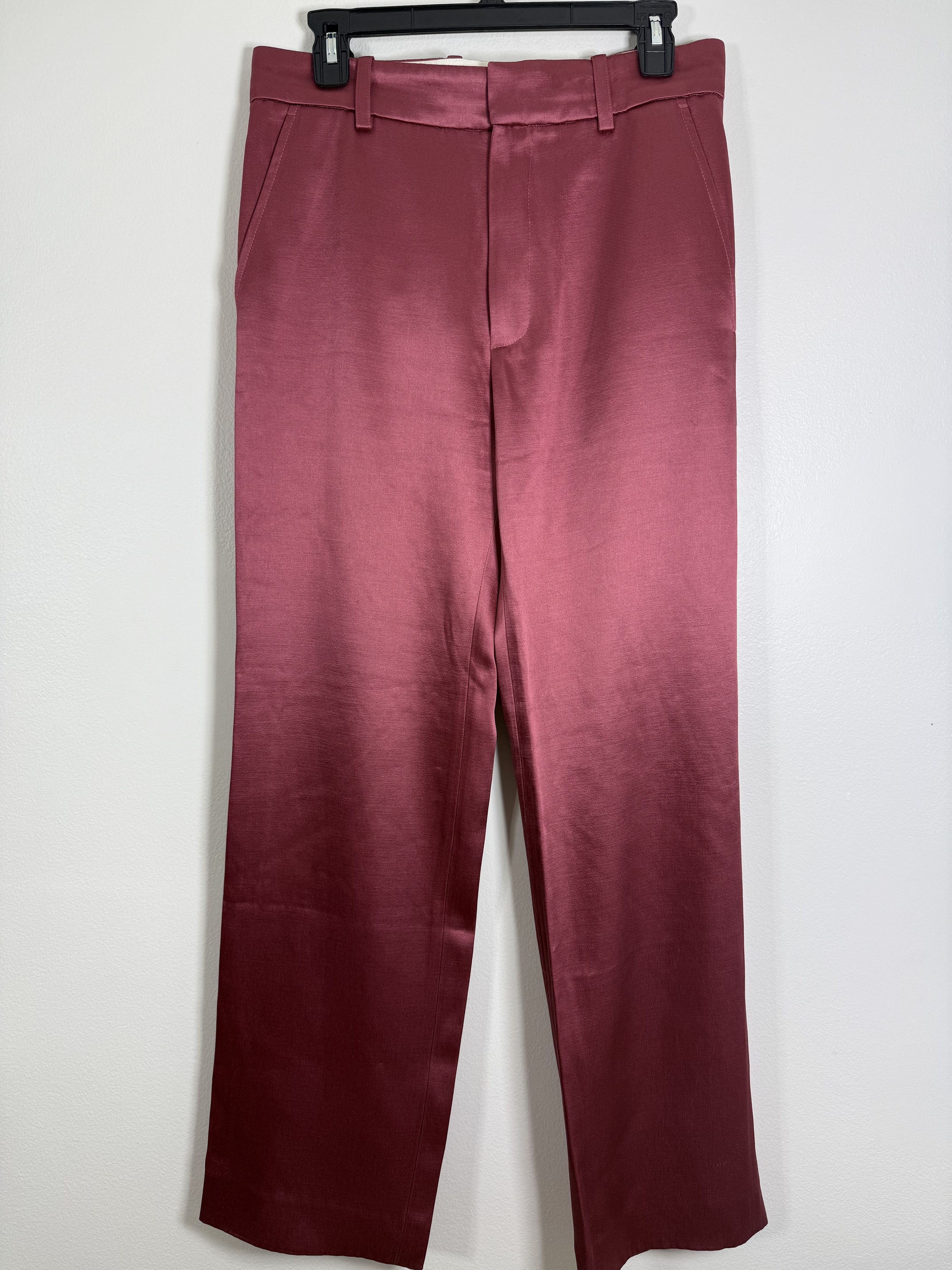 Sies Marjan Wool Viscose Trousers (Dusty Pink) Size US 30 / EU 46 - 2 Thumbnail