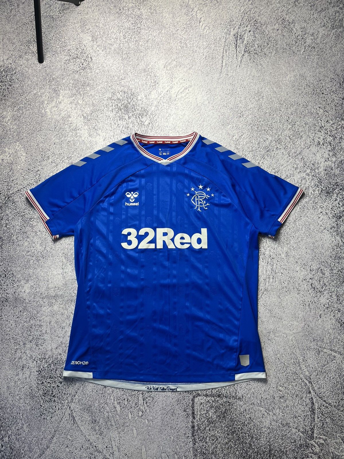Hummel Hummel Rangers 2019-20 home football shirt jersey size XL Size US XL / EU 56 / 4 - 1 Thumbnail