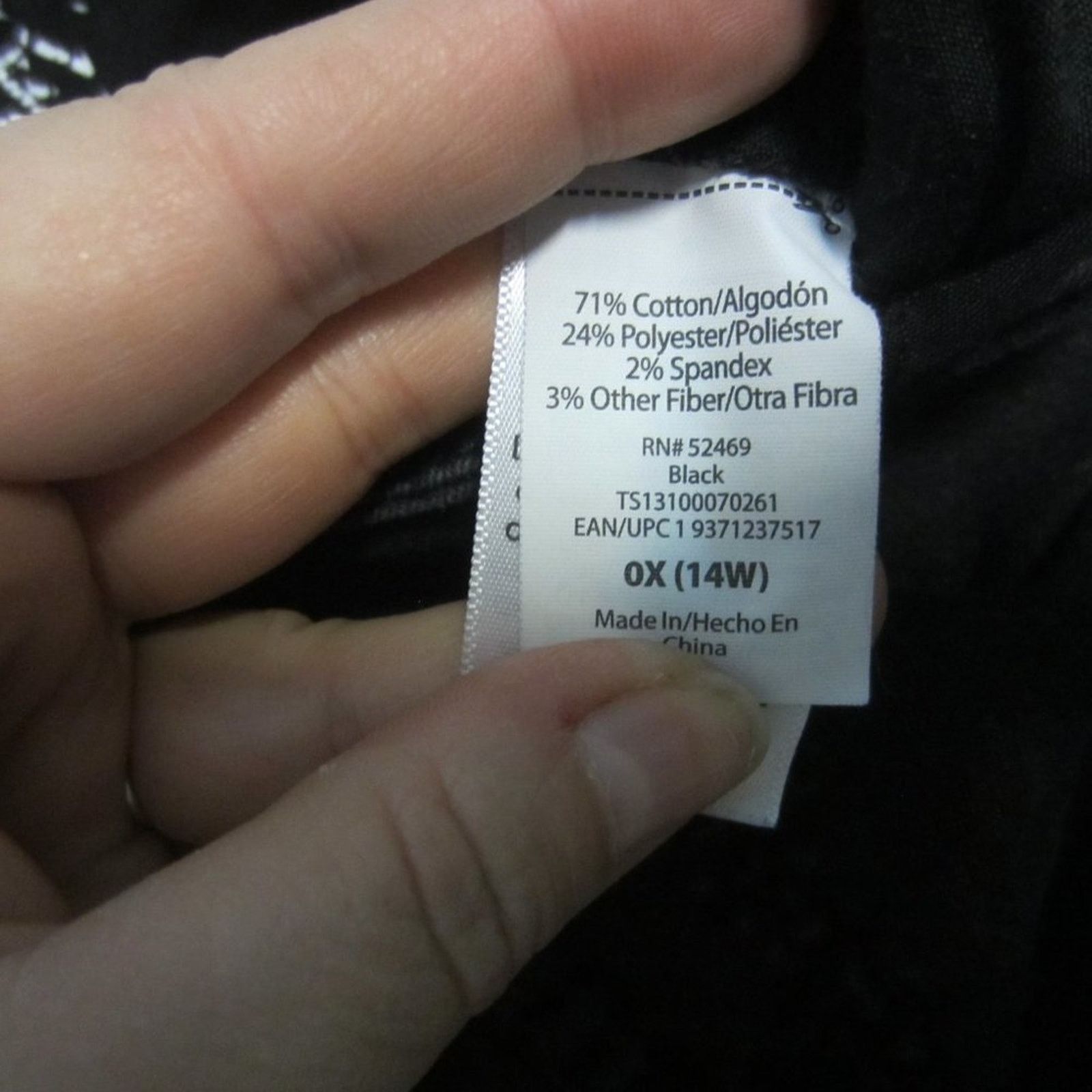 Other Black Denim Bermuda Shorts Terra & Sky Size 0X (14W) Stretch Size 38" / US 16 / IT 52 - 6 Thumbnail