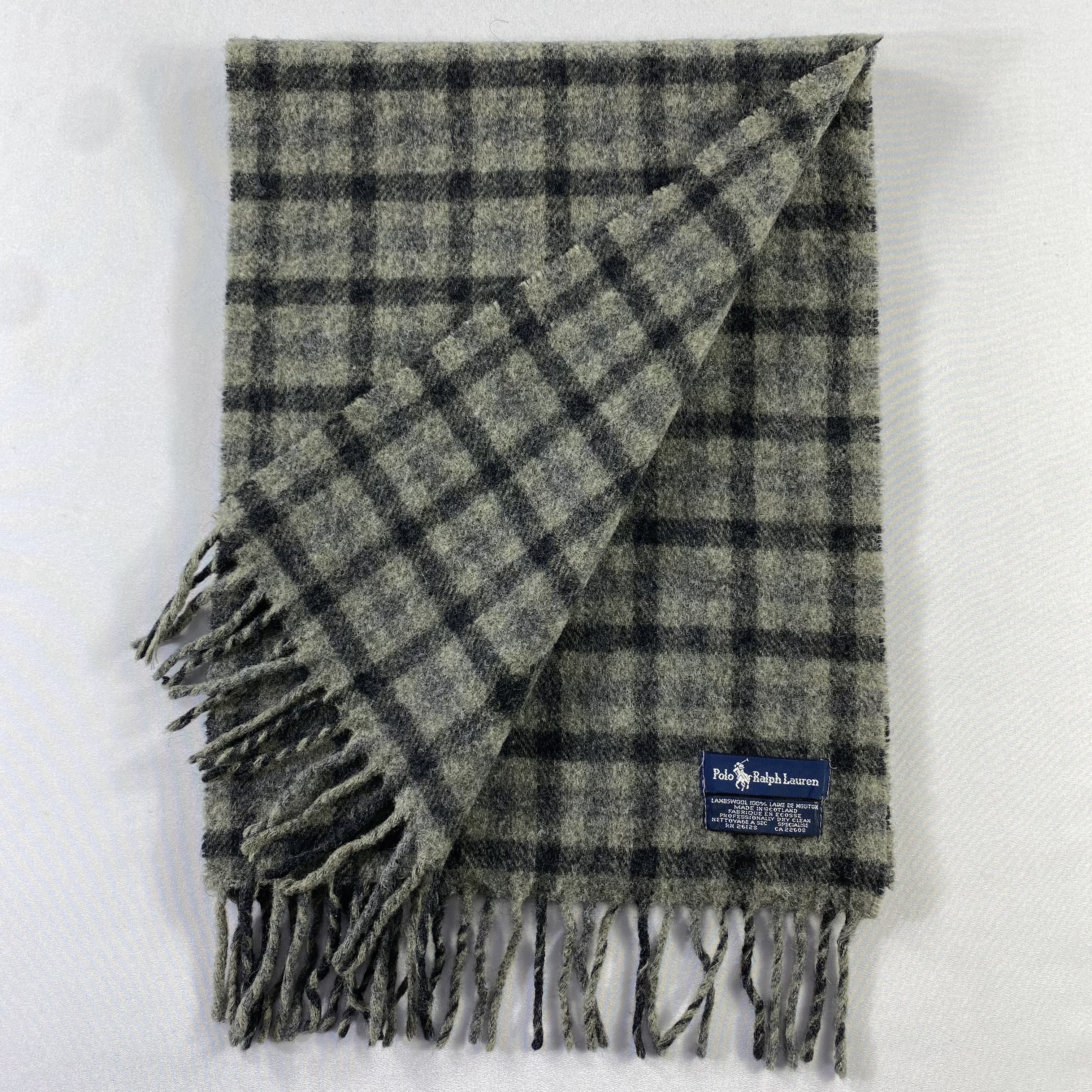 Polo Ralph Lauren Polo Ralph Lauren Scarf Plaid Neck Wrap Wool Muffler Size ONE SIZE - 5 Thumbnail
