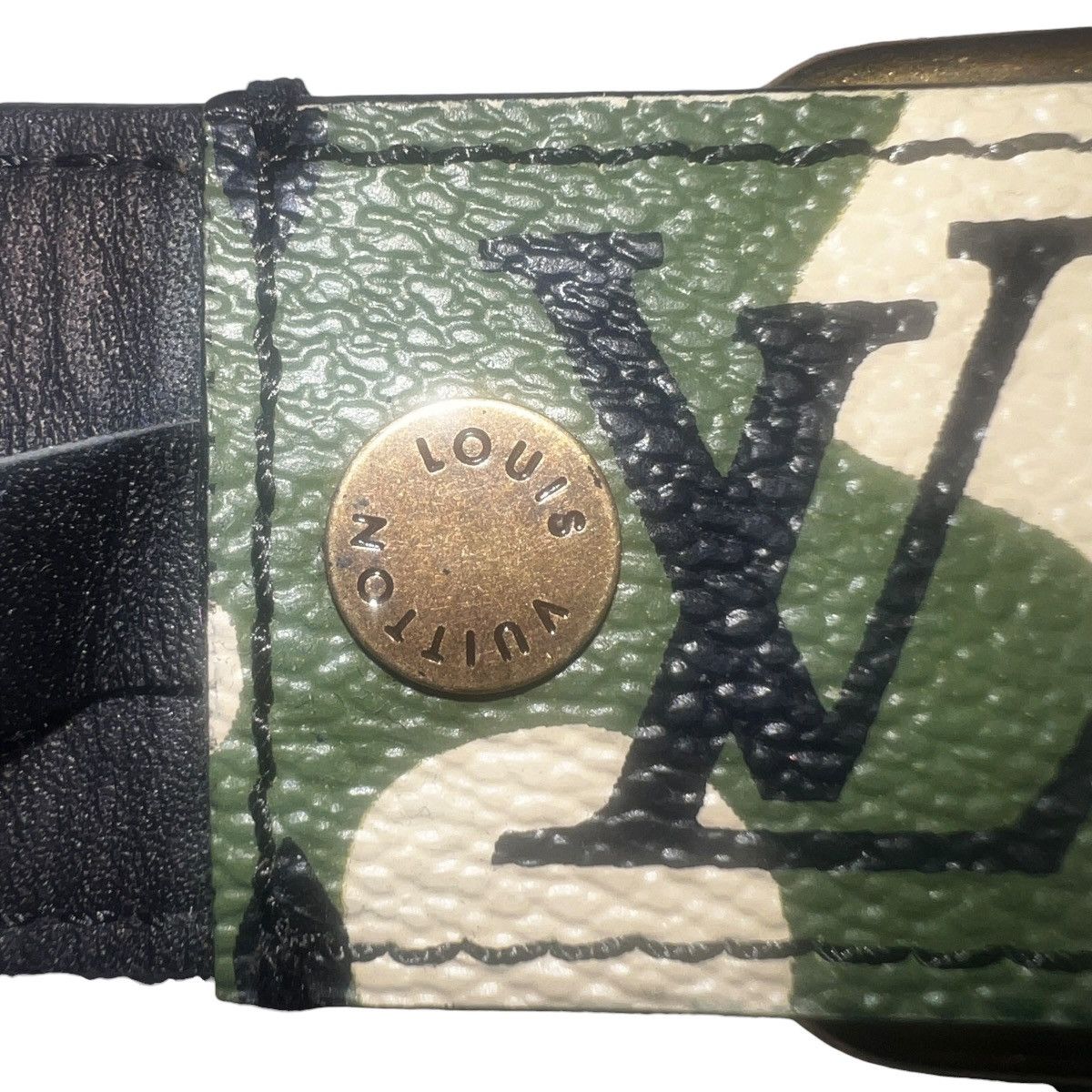Louis Vuitton × Takashi Murakami LOUIS VUITTON xTakashi Murakami 2008AW Camo Ceinture Belt 90 Size ONE SIZE - 7 Thumbnail