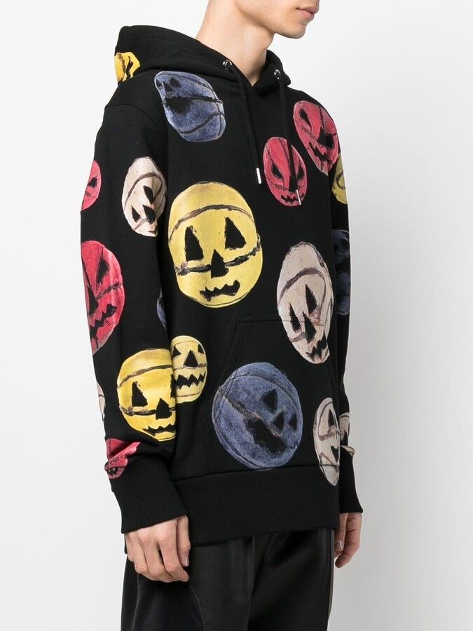 Givenchy x Josh Smith Black Jack-O-Lantern Basketball Hoodie Size US S / EU 44-46 / 1 - 2 Thumbnail