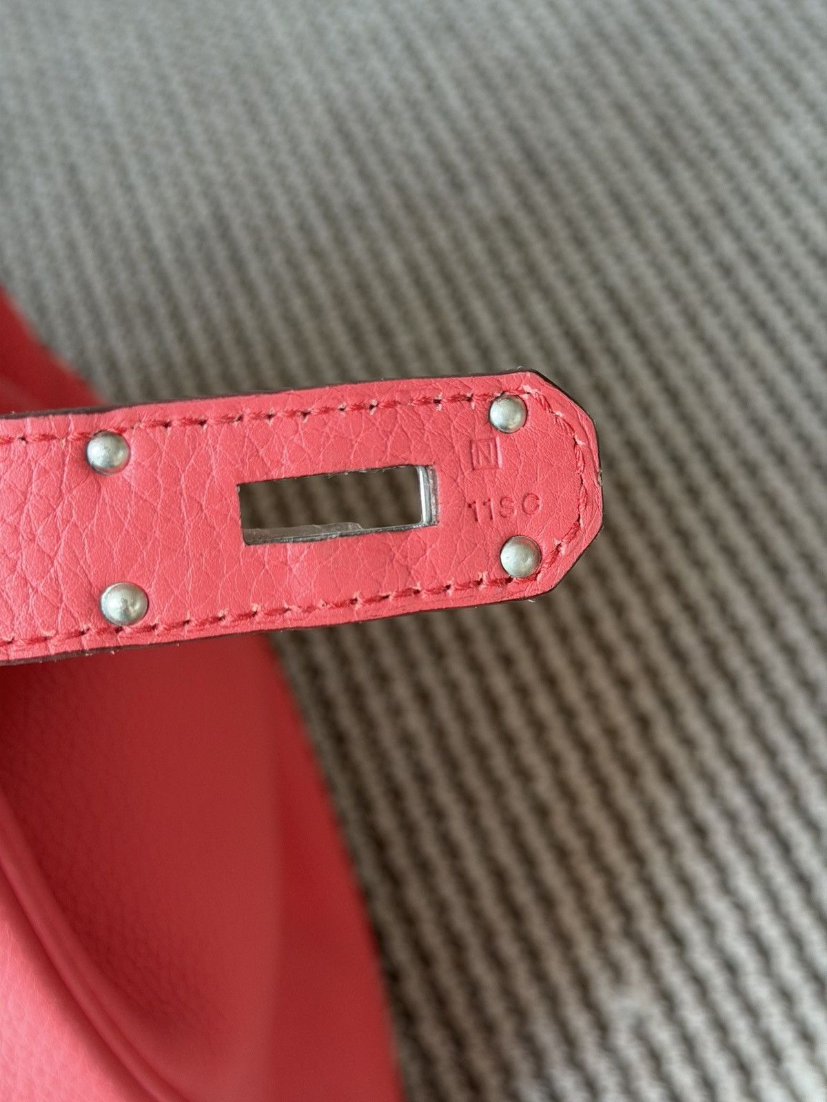 Hermes Hermes Bougainvillea Red Taurillon Clemence Hac 40 Handbag Size ONE SIZE - 9 Thumbnail