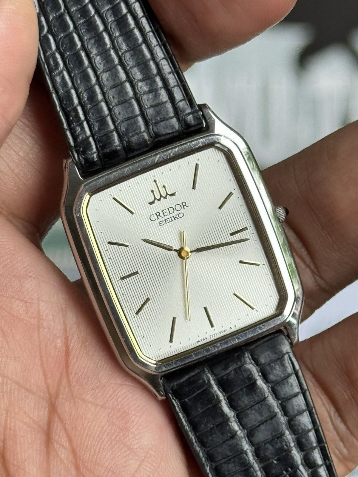 Other Vintage 90s Seiko Credor Silver Pinstripe Pattern Dial Size ONE SIZE - 2 Thumbnail