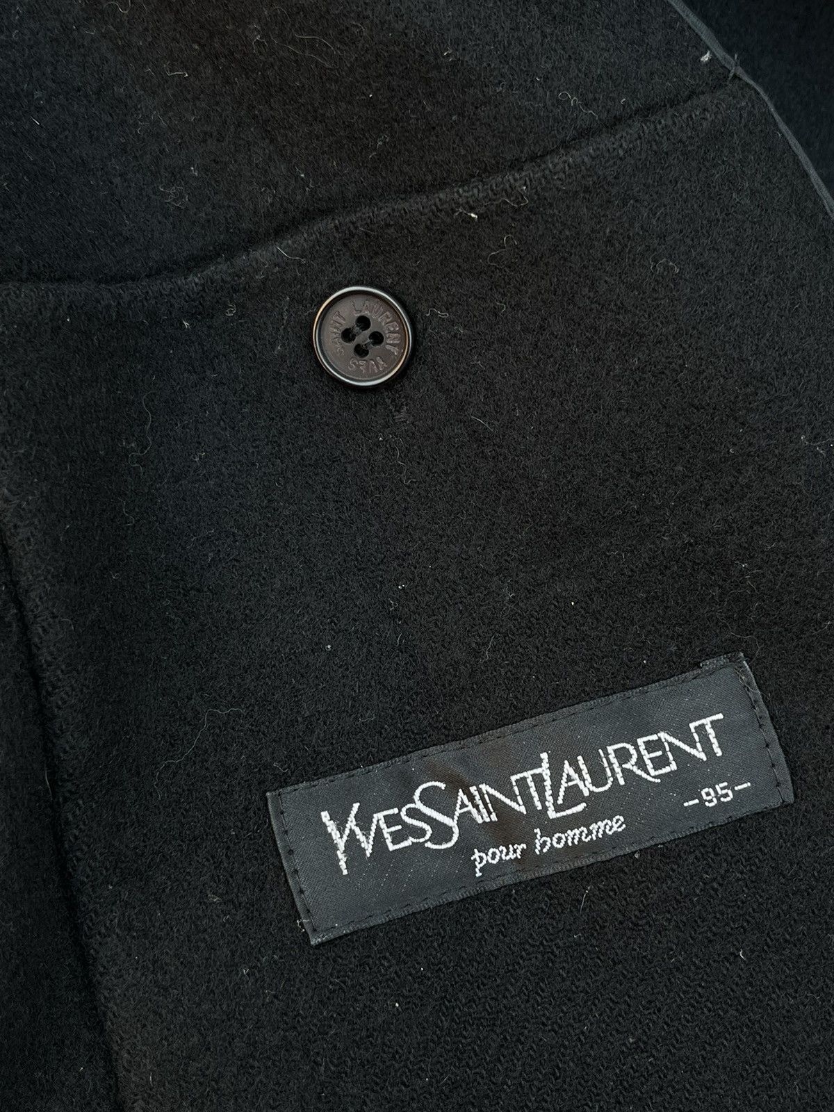 Yves Saint Laurent YVES SAINT LAURENT HEAVY WOOLLEN COAT Size US M / EU 48-50 / 2 - 7 Thumbnail