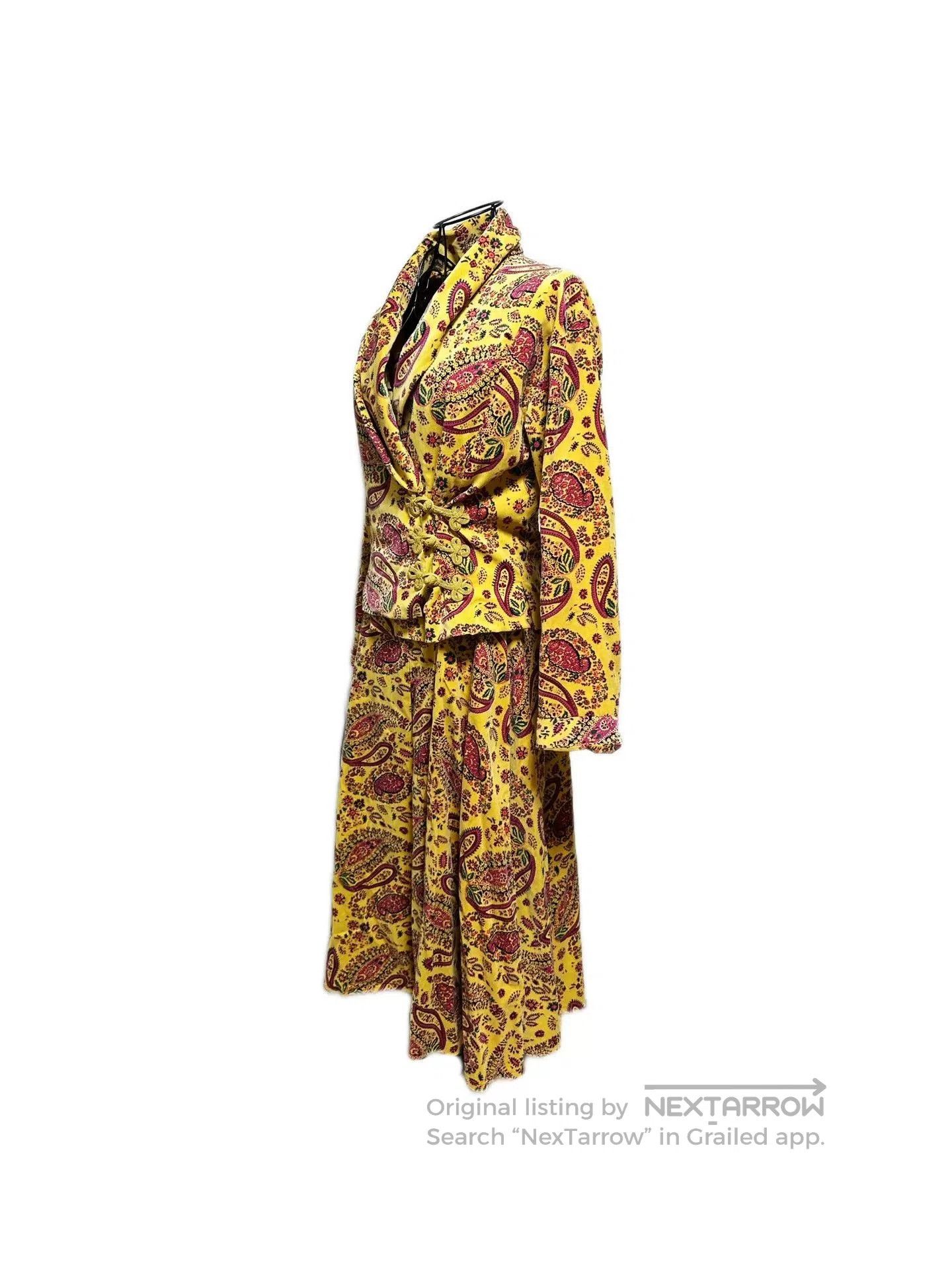 Kenzo Kenzo Vintage Velvet Paisley Suit. Size M / US 6-8 / IT 42-44 - 2 Thumbnail