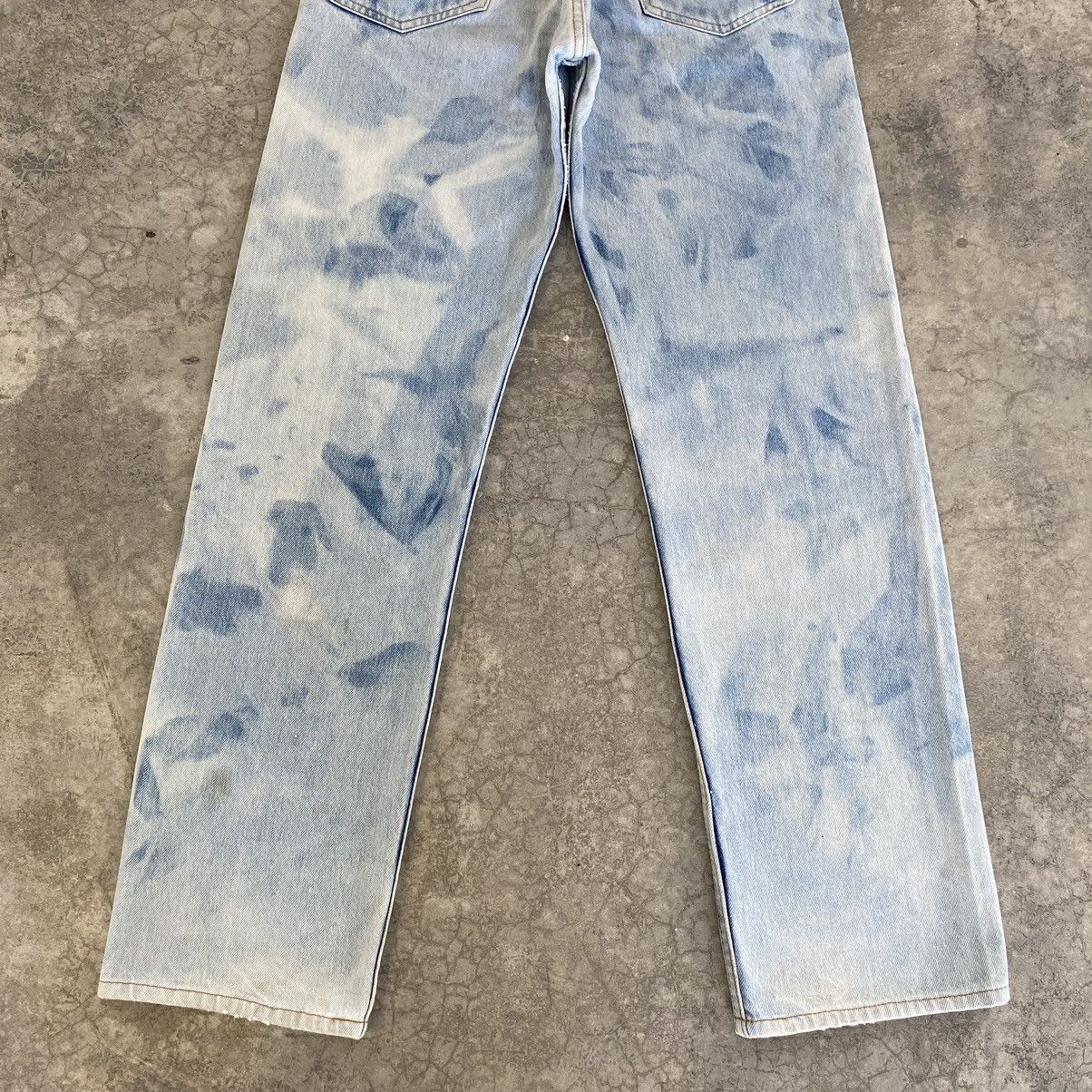 Levi's VTG Late 80’s Levis 501xx Acid Washed Blue Jeans Size US 28 / EU 44 - 17 Thumbnail