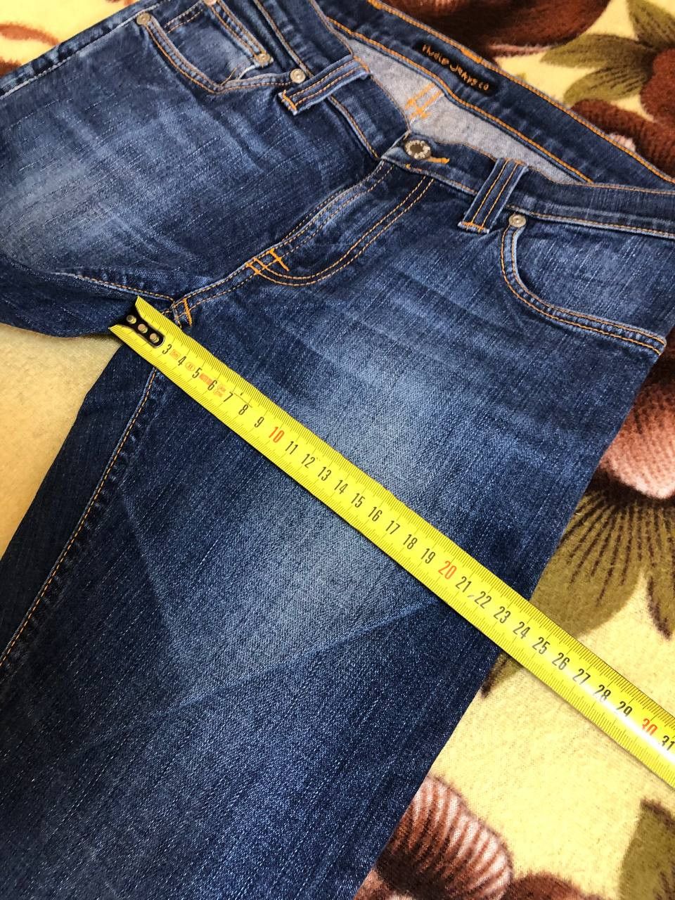 Nudie Jeans Nudie Jeans Co Grim Tim Men's Slim Fit Blue Denim Jeans Size US 28 / EU 44 - 11 Thumbnail