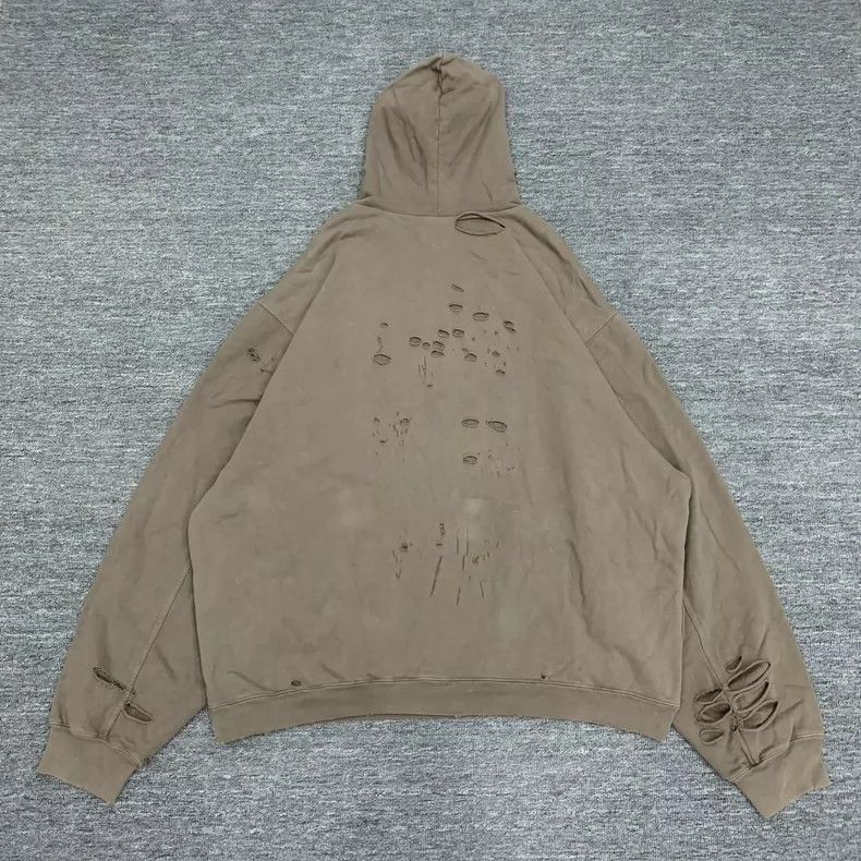 Balenciaga Balenciaga Brown Sabotage Hoodie Hoodie Size US M / EU 48-50 / 2 - 1 Thumbnail