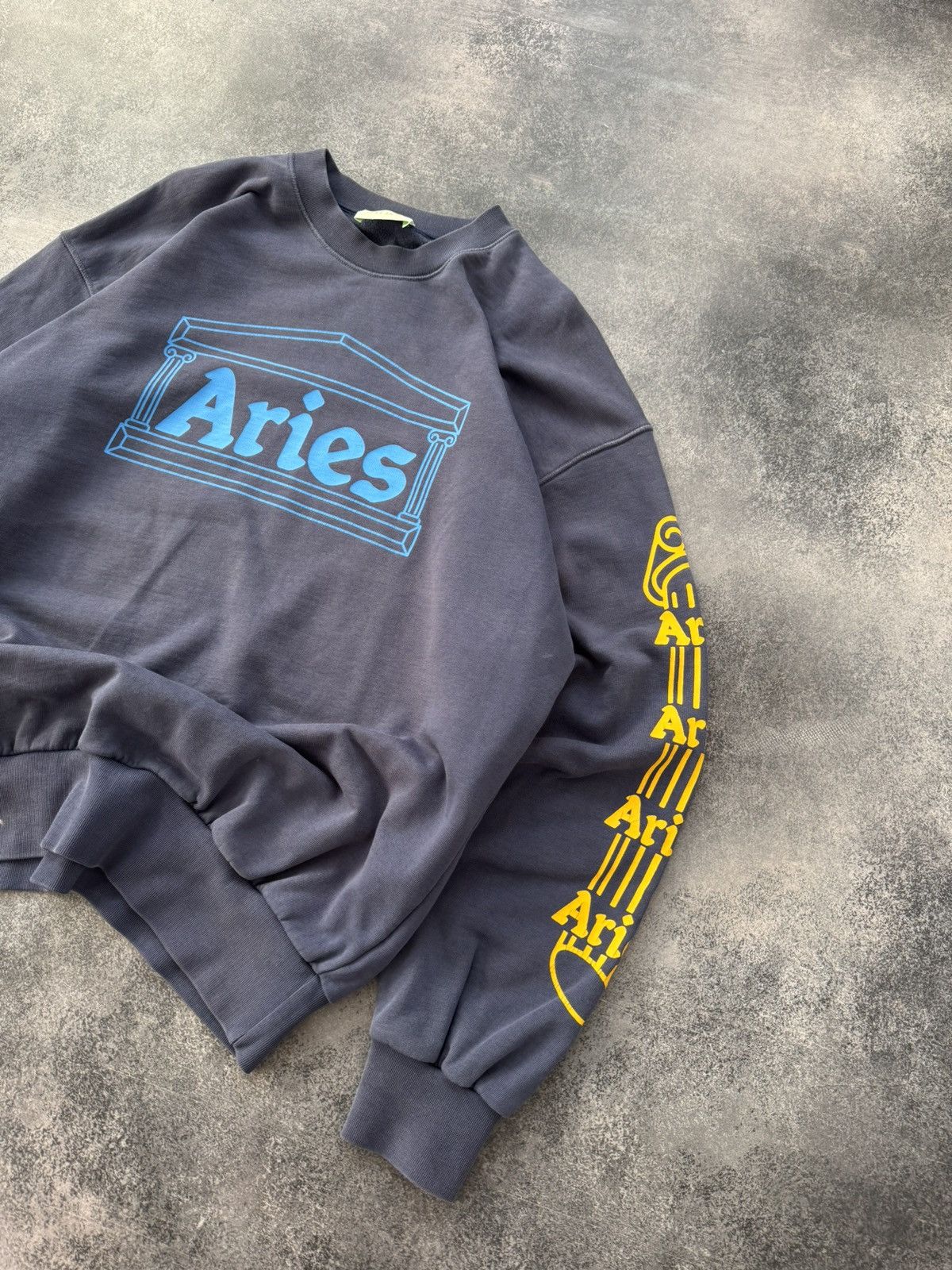 Aries Aries Temple Crew Sweatshirt Size US L / EU 52-54 / 3 - 4 Thumbnail