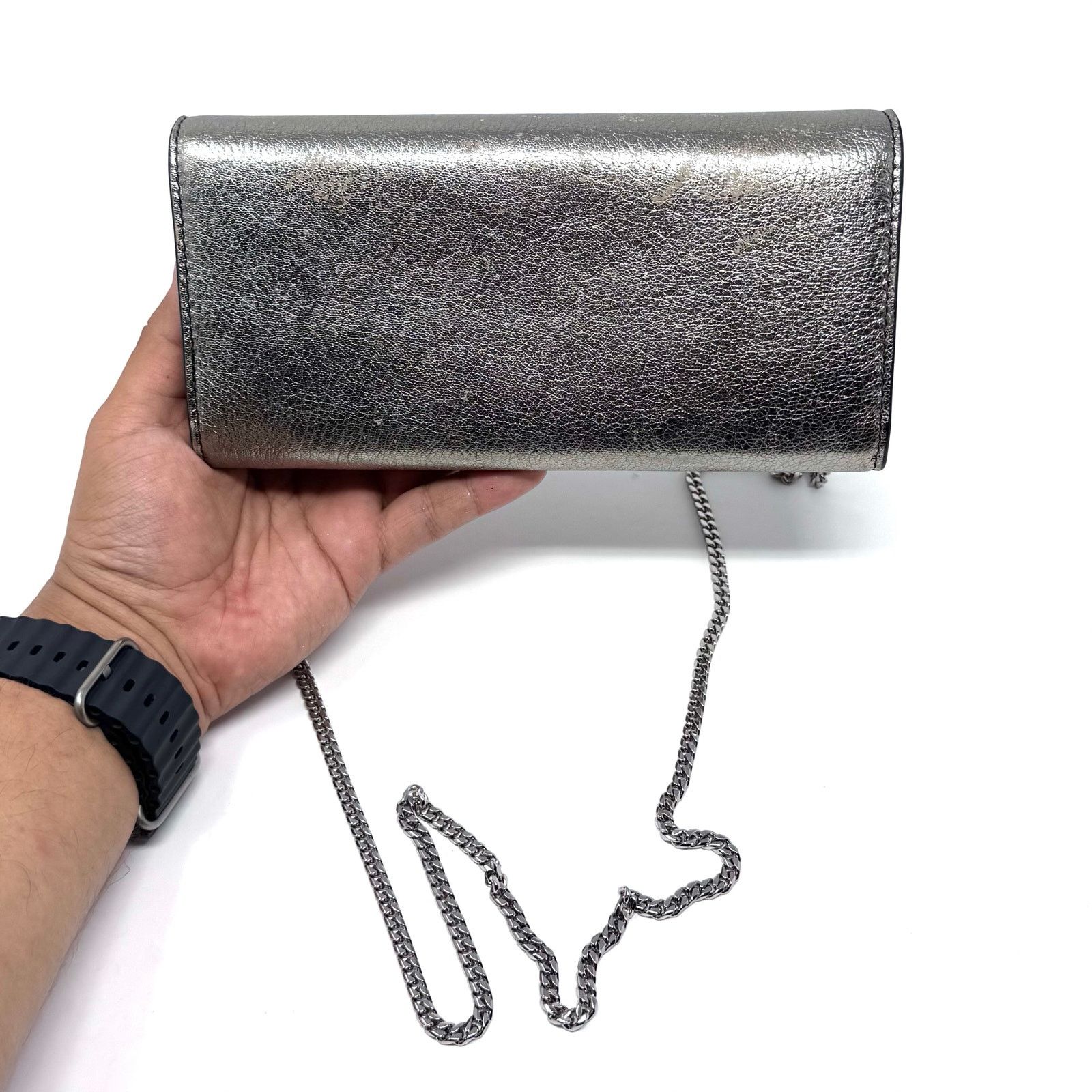 Alexander McQueen Alexander McQueen Chain Wallet Size ONE SIZE - 13 Thumbnail