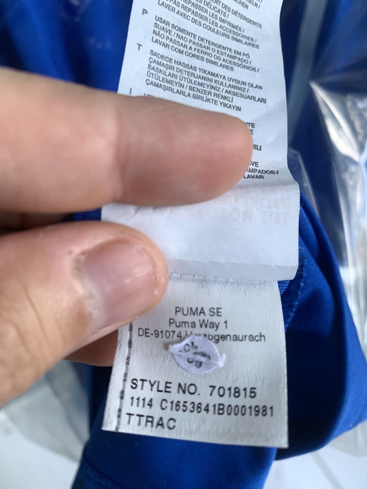 Puma Italy Home 2014 World Cup Soccer Jersey Rare Size US XXL / EU 58 / 5 - 6 Thumbnail