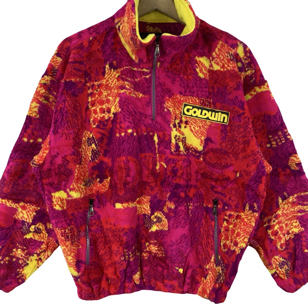 Goldwin Vintage GOLDWIN EXPERT Fleece Half Zip Jacket Abstract Size S / US 4 / IT 40 - 5 Thumbnail