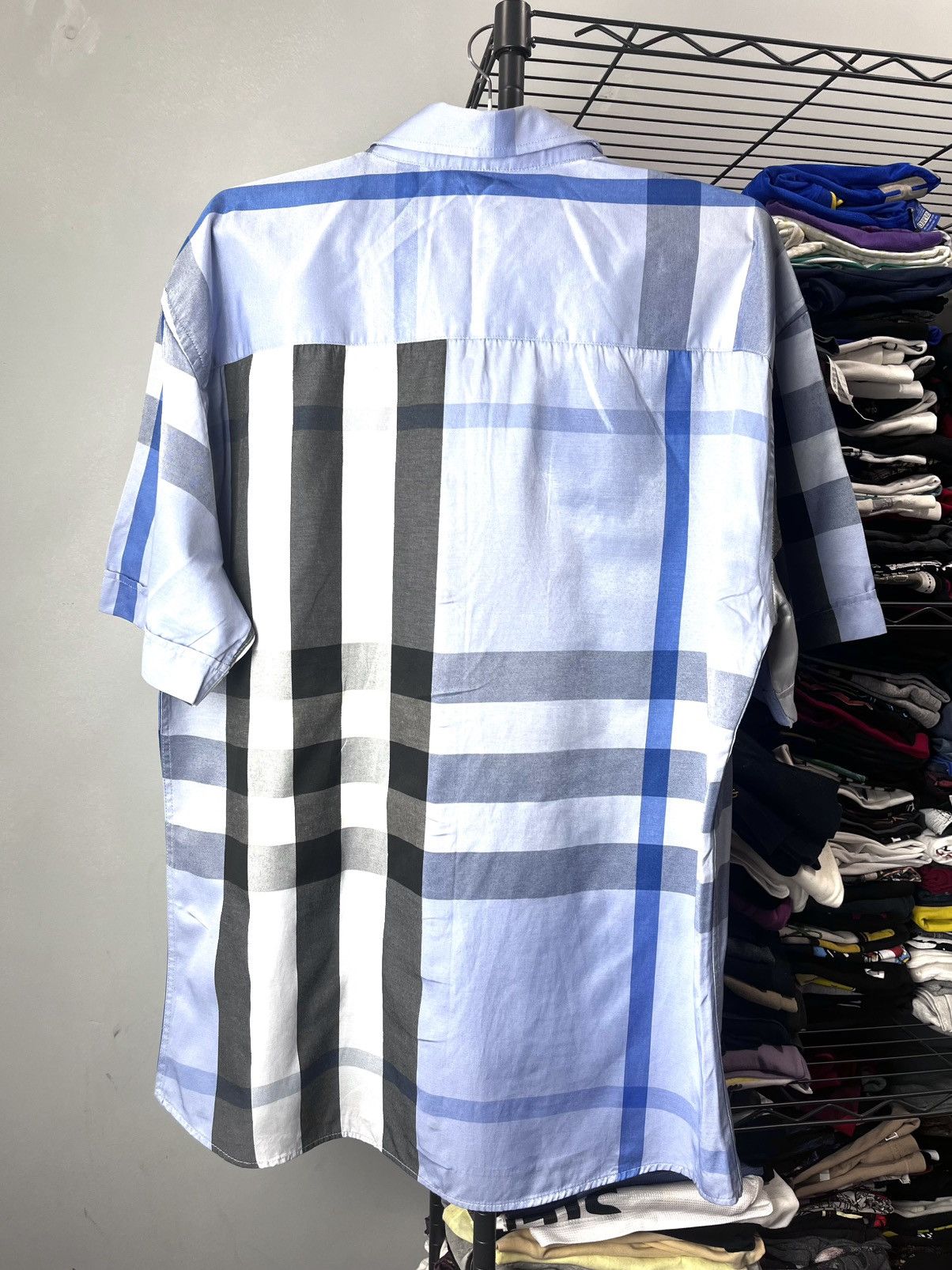 Burberry Vintage Burberry Full Checkered Shirt Luxury Size US XXL / EU 58 / 5 - 4 Thumbnail