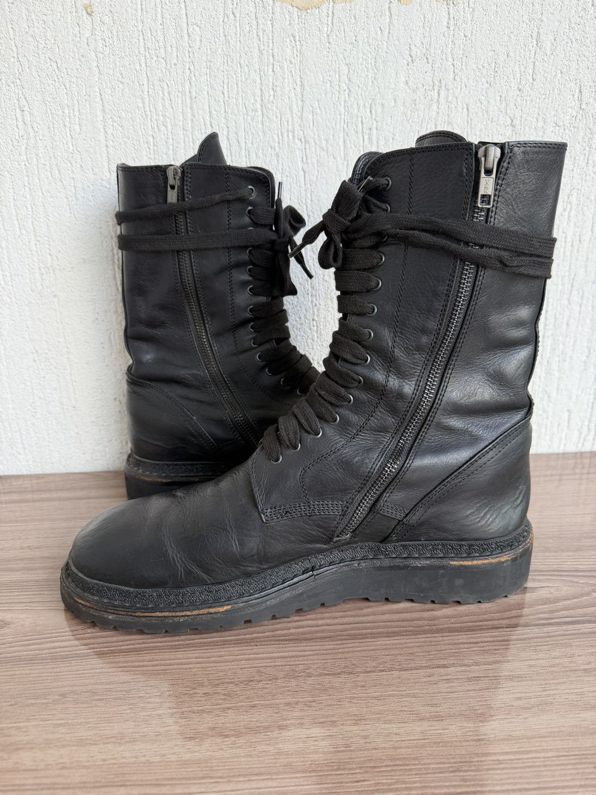 Ann Demeulemeester 🔥rare runaway combat boots Size US 11 / EU 44 - 13 Thumbnail