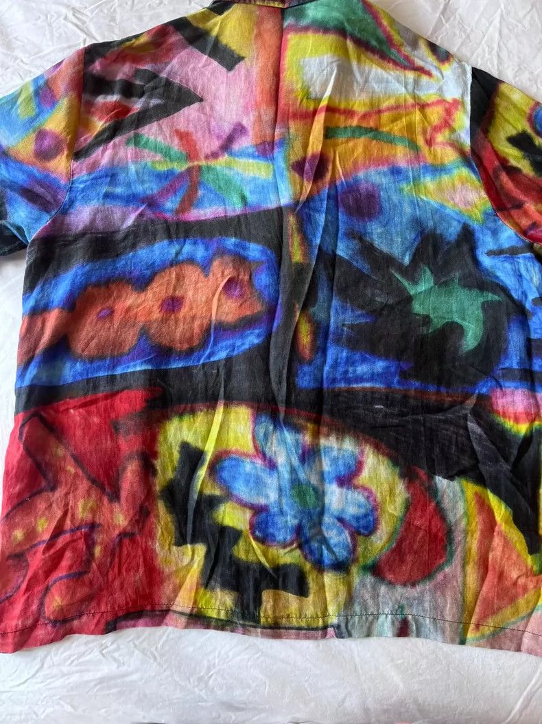 Our Legacy Our Legacy size46 Silk short-sleeved floral shirt Size US S / EU 44-46 / 1 - 3 Thumbnail