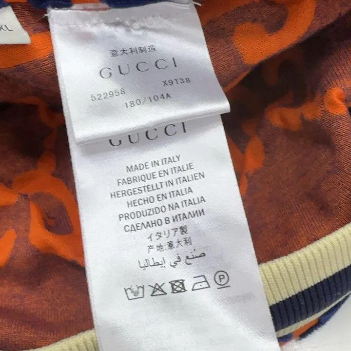 Gucci Gucci Gucci Printed Jacket for Men in Orange -2506 Size US XL / EU 56 / 4 - 5 Thumbnail