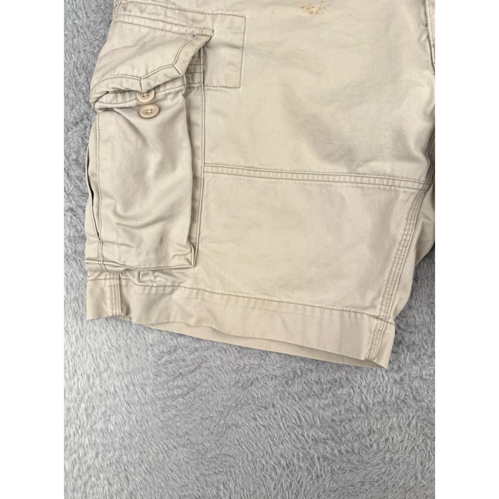 Polo Ralph Lauren Polo Ralph Lauren Cargo Shorts Men 35 Beige 100% Cotton Twill Zip 10in Inseam Mid Rise Regular Fit Boat American Designer Outdoor Casual Workwear Size US S / EU 44-46 / 1 - 3 Thumbnail