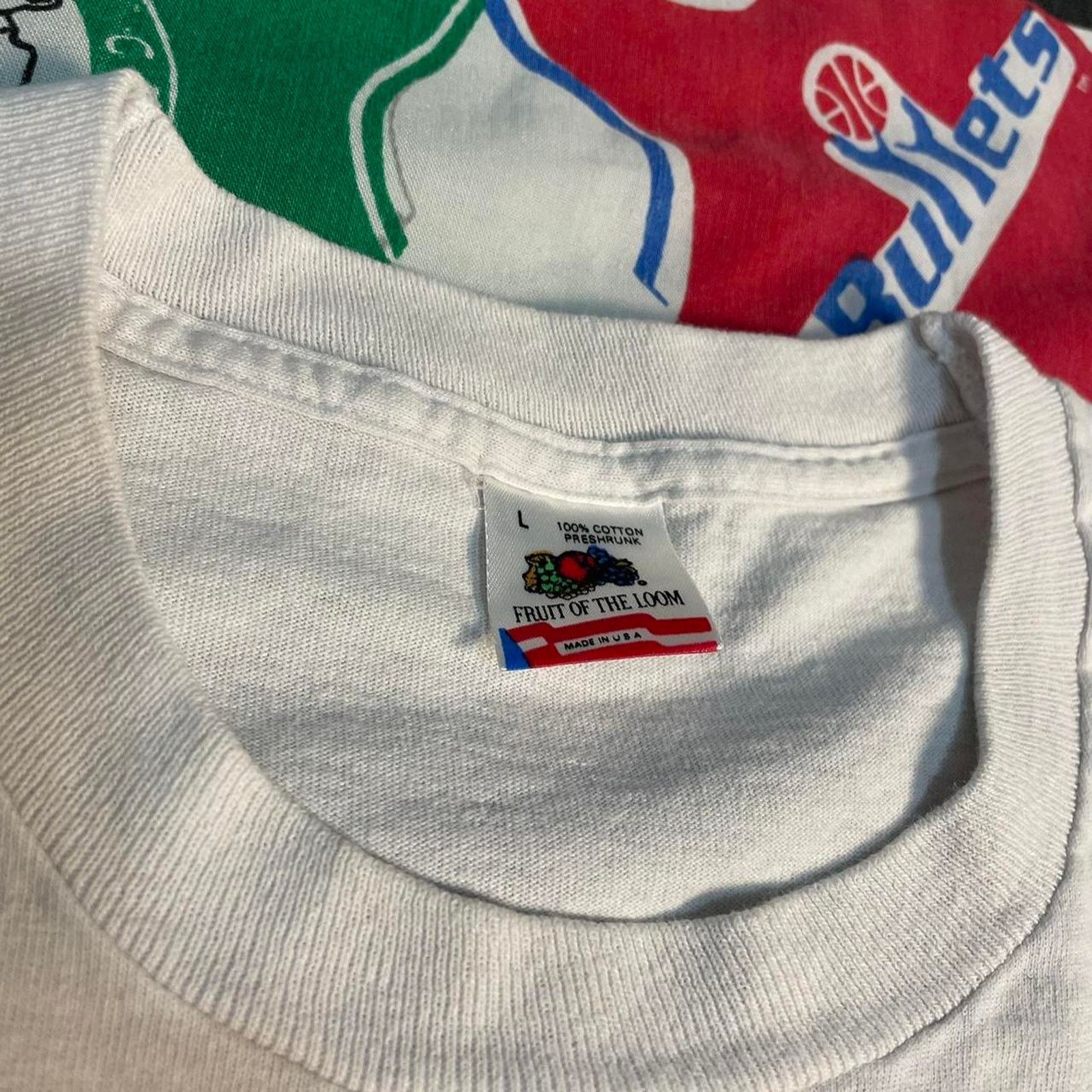 NBA × Vintage VTG 90s NBA Dominique Wilkins Atlanta Hawks Basketball Tee Size US L / EU 52-54 / 3 - 5 Thumbnail