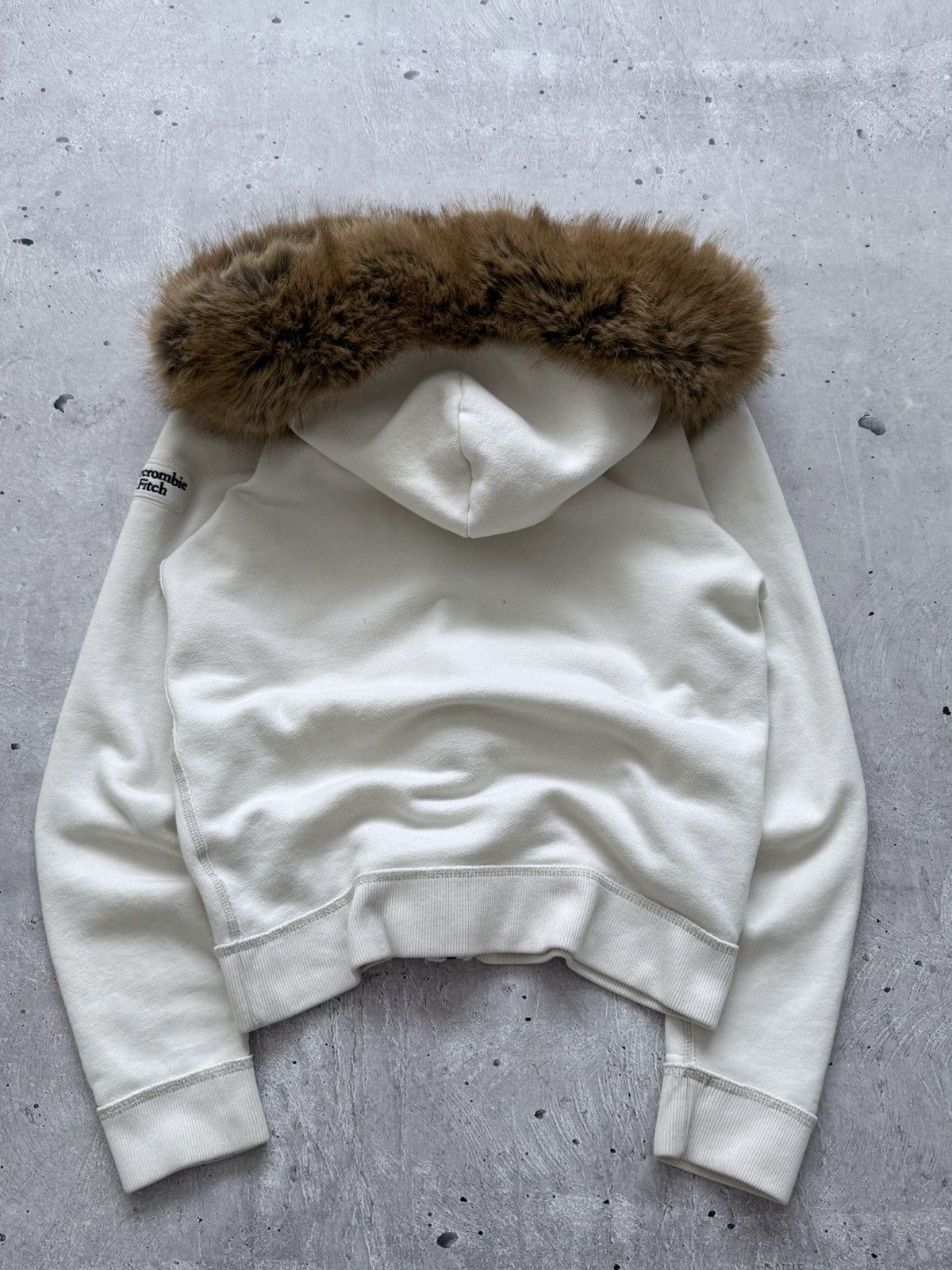 Abercrombie & Fitch Avant Garde Abercrombie & Fitch Fur Hood Zip Hoodie 00s Size US M / EU 48-50 / 2 - 6 Thumbnail