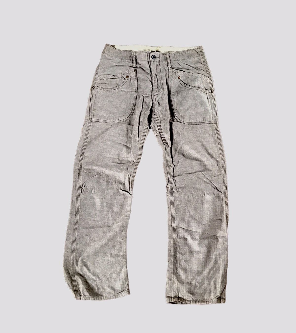 Blue Blue Japan × Vintage VTG BLUE WAY PANTS Size US 32 / EU 48 - 1 Thumbnail
