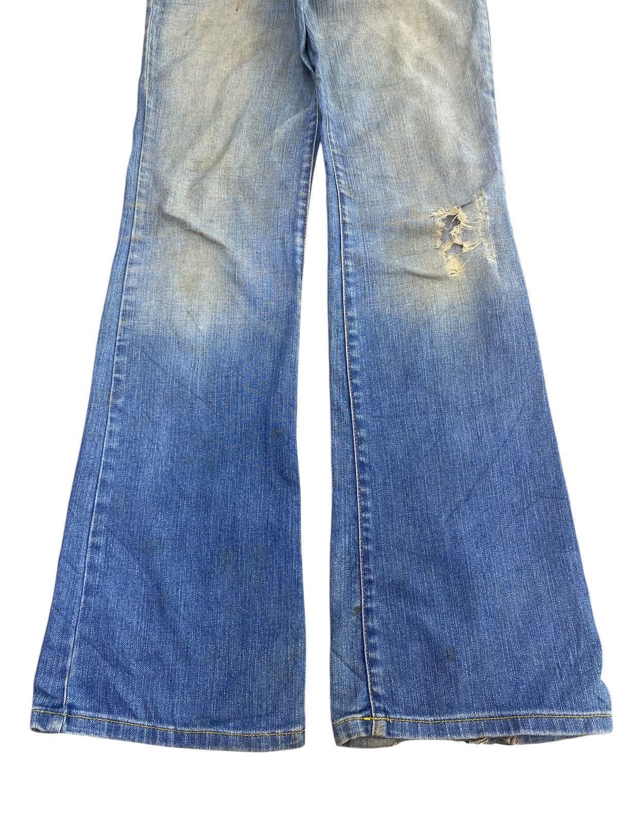 Japanese Brand Japanese Brand Faded Wash Style Flare Jeans Size US 28 / EU 44 - 9 Thumbnail