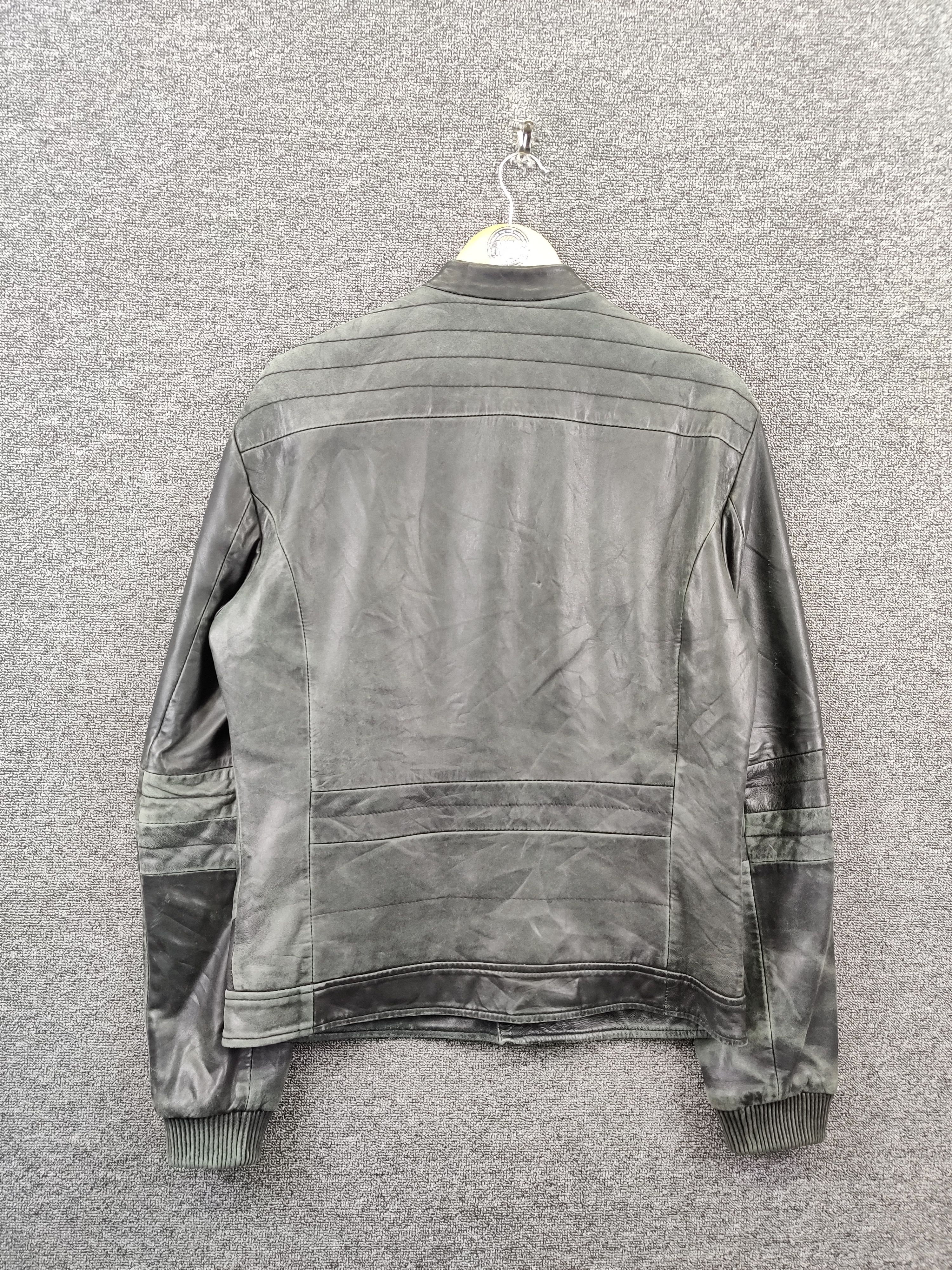 Armani Exchange Vintage Armani Exchange Leather Motorcycle Jacket Size US M / EU 48-50 / 2 - 8 Thumbnail