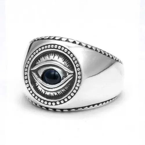 Japanese Brand × Vintage Silver Eye Ring Size 7 8 9 10 Size ONE SIZE - 1 Thumbnail