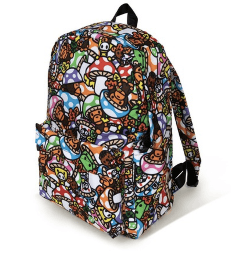 Pre-owned Bape All Baby Milo Large Backpack In Camo