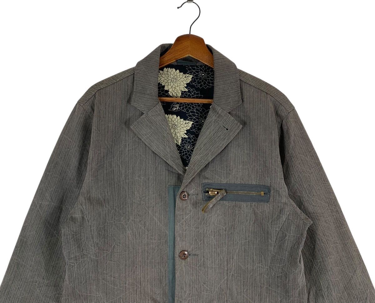 Japanese Brand × Other × Vintage VINTAGE JAPANESE BRAND MOTIF FLOWERS CHORE JACKET DENIM Size US M / EU 48-50 / 2 - 5 Thumbnail