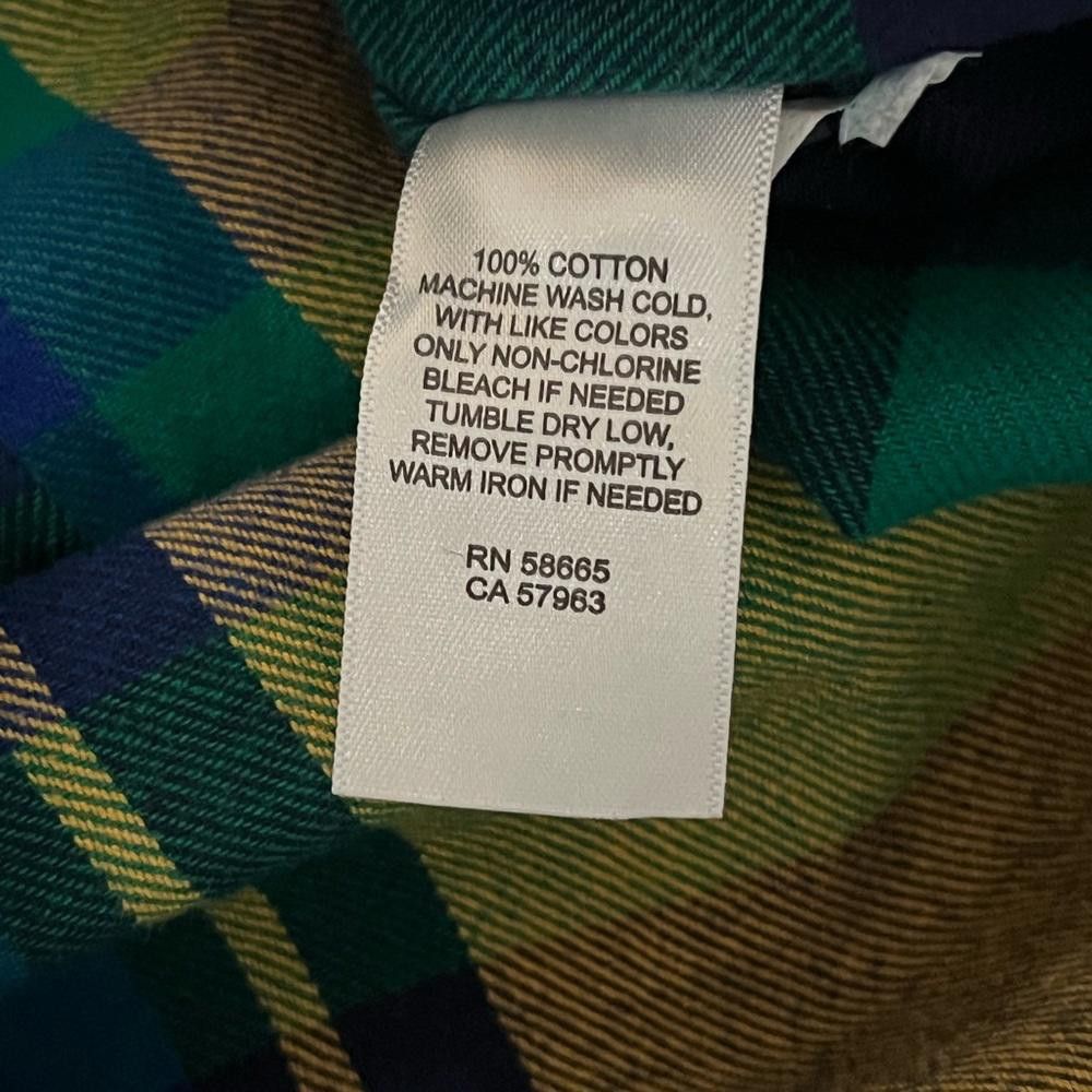 What Goes Around Comes Around NWOT Abound Plaid Button Down Shirt. Long sleeves Size M / US 6-8 / IT 42-44 - 3 Thumbnail