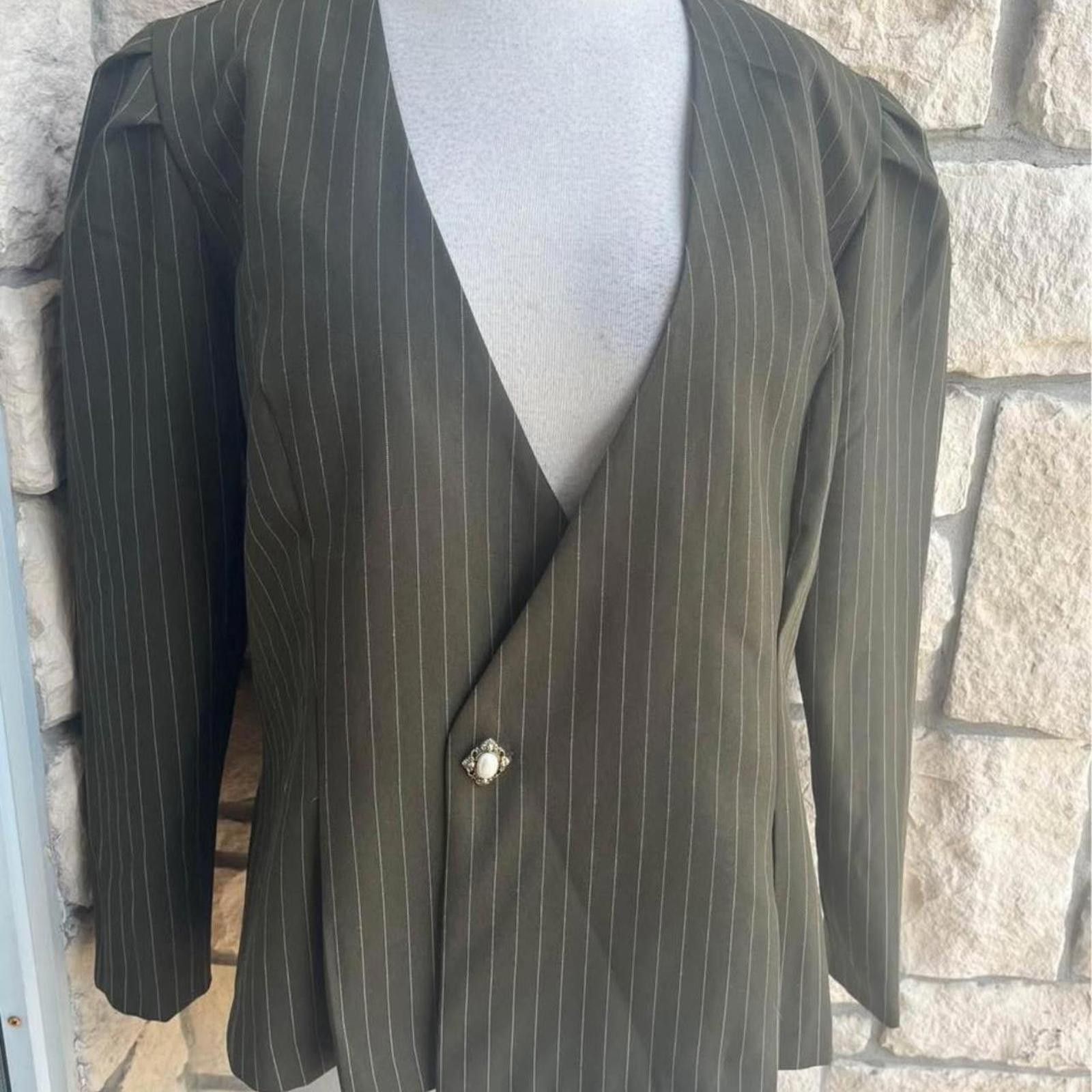 Other Vintage cropped blazer small Size L / US 10 / IT 46 - 2 Thumbnail