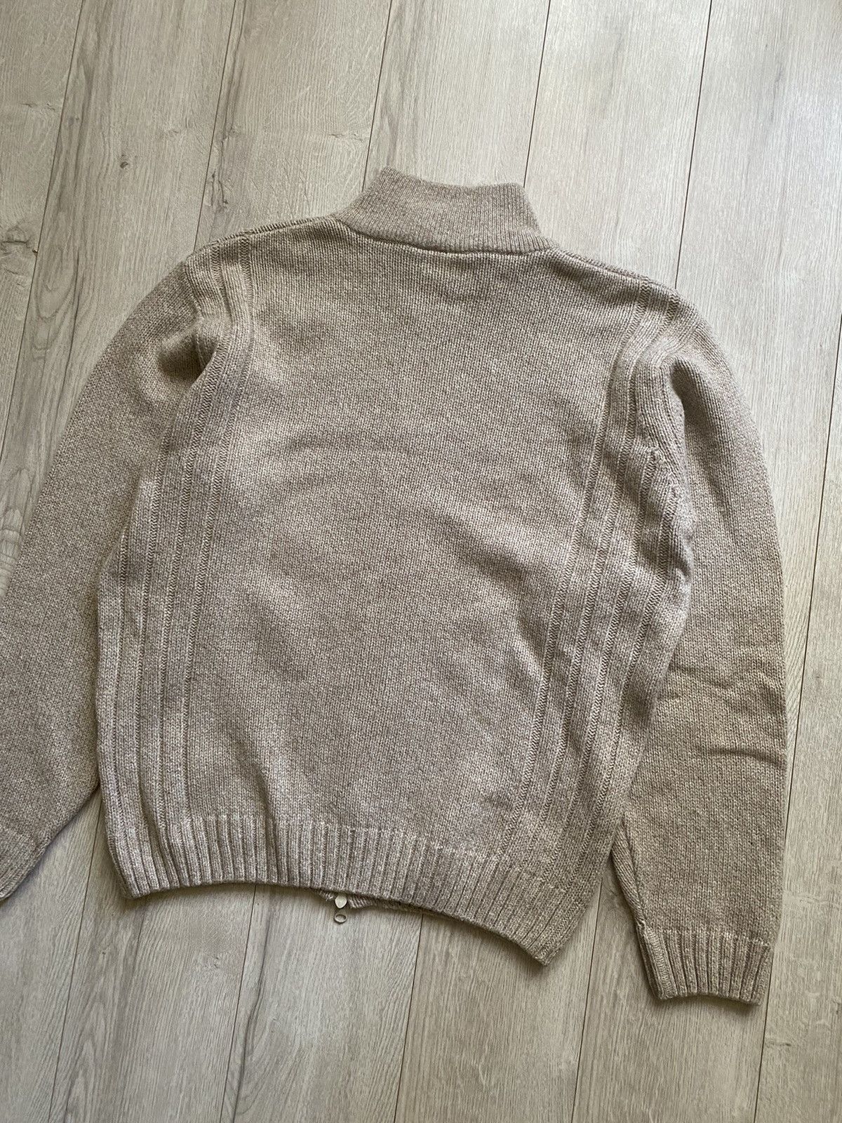 Lacoste × Vintage Lacoste vintage beige wool double zip sweater Size US L / EU 52-54 / 3 - 5 Thumbnail
