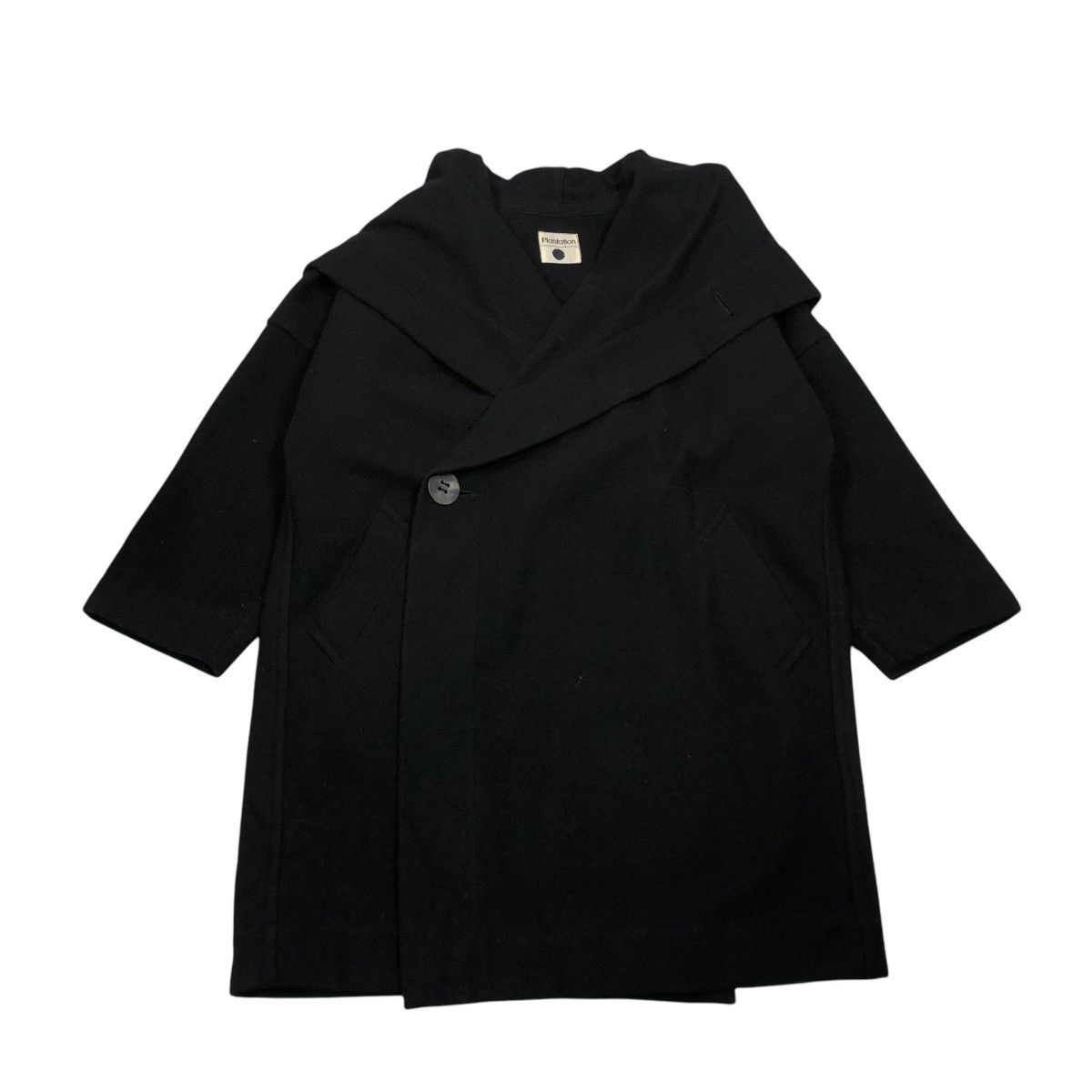 Issey Miyake 🔥RICH BLACK VINTAGE ISSEY MIYAKE PLANTATION WOOL JACKET Size US M / EU 48-50 / 2 - 1 Thumbnail