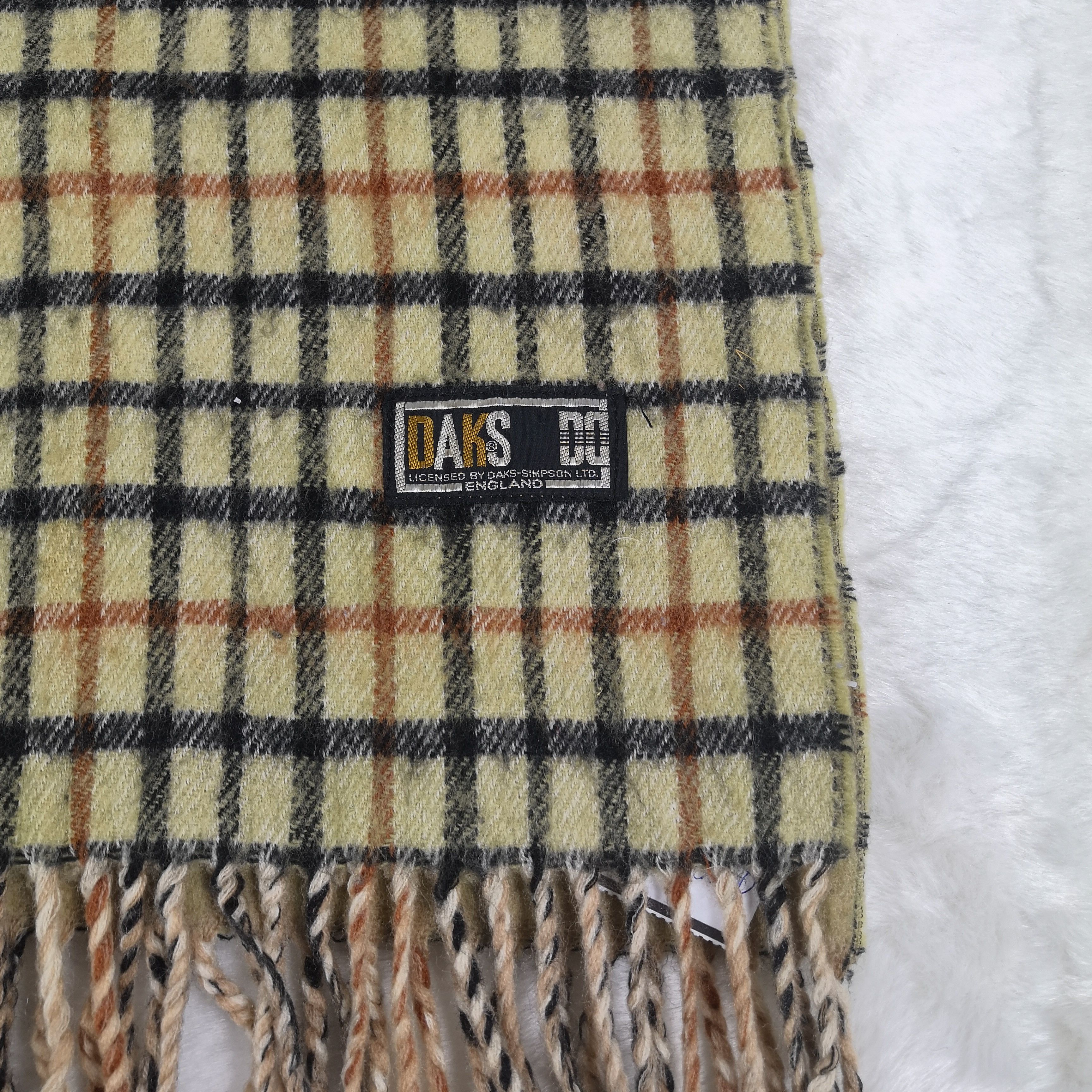 DAKS Vintage DAKS Scarf Muffler Wool Cashmere Scarves Size ONE SIZE - 4 Thumbnail