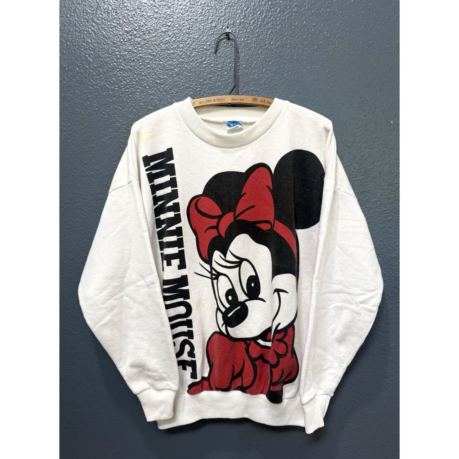 Disney VINTAGE 80s Disney Minnie Mouse All Over Print Sweatshirt White L Men Regular Pullover Shirts/ Sweatshirt Size US L / EU 52-54 / 3 - 3 Thumbnail